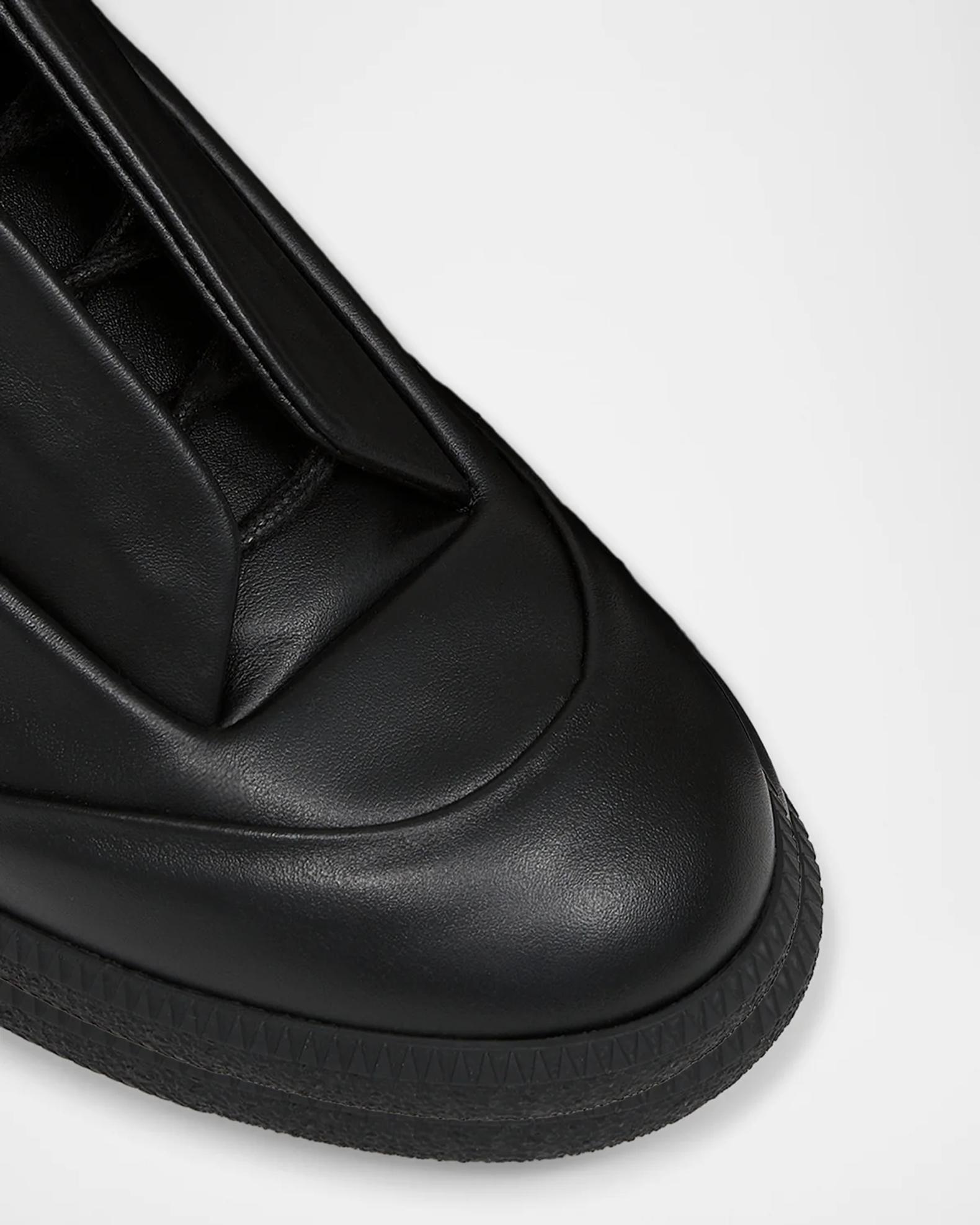 Maison Margiela Men's Future Soft Calfskin Mid-Top Sneakers