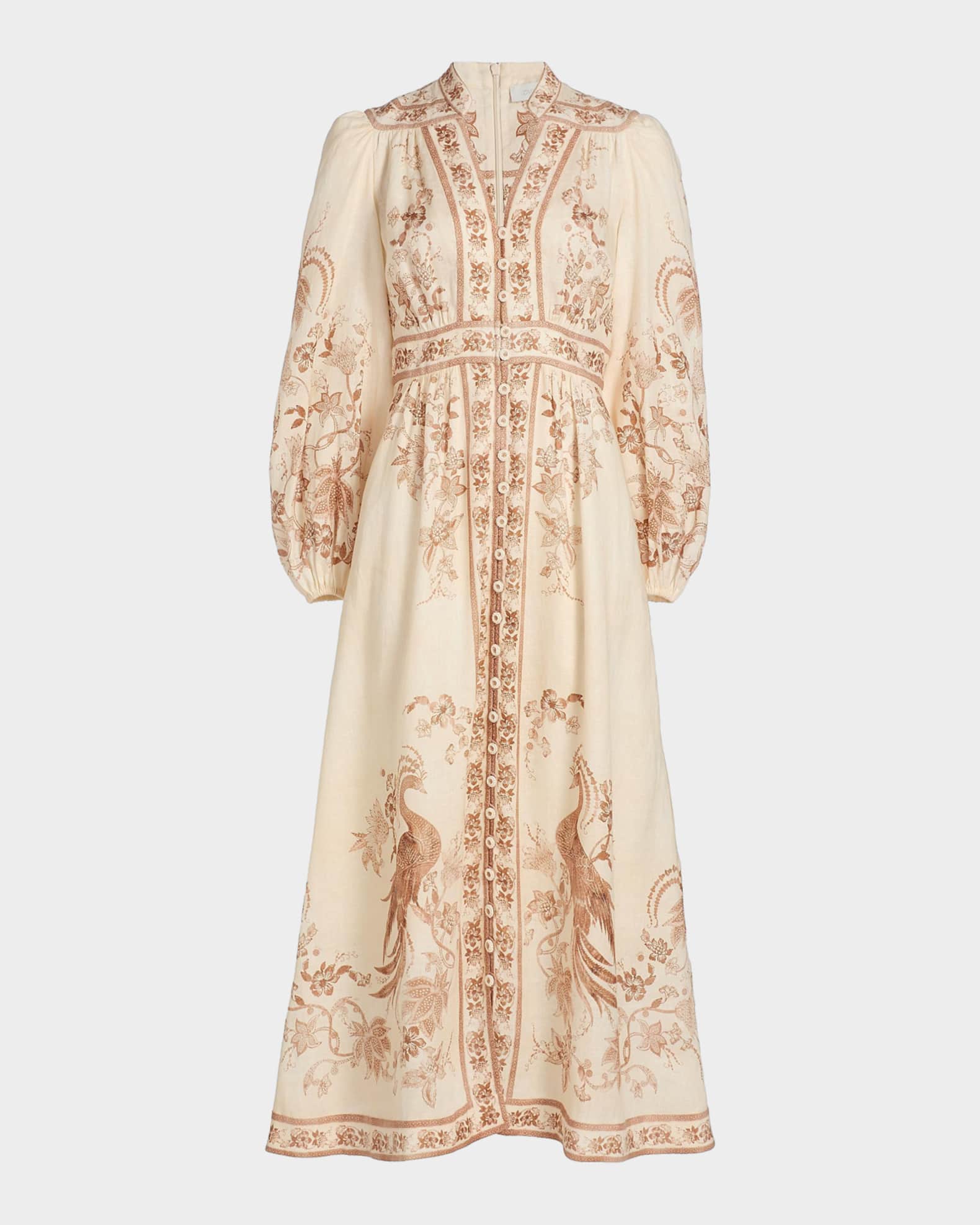 zimmermann linen dress Fiesta Ruffle Neck this dress exudes elegance and charm tiffanyblackmon on LTK