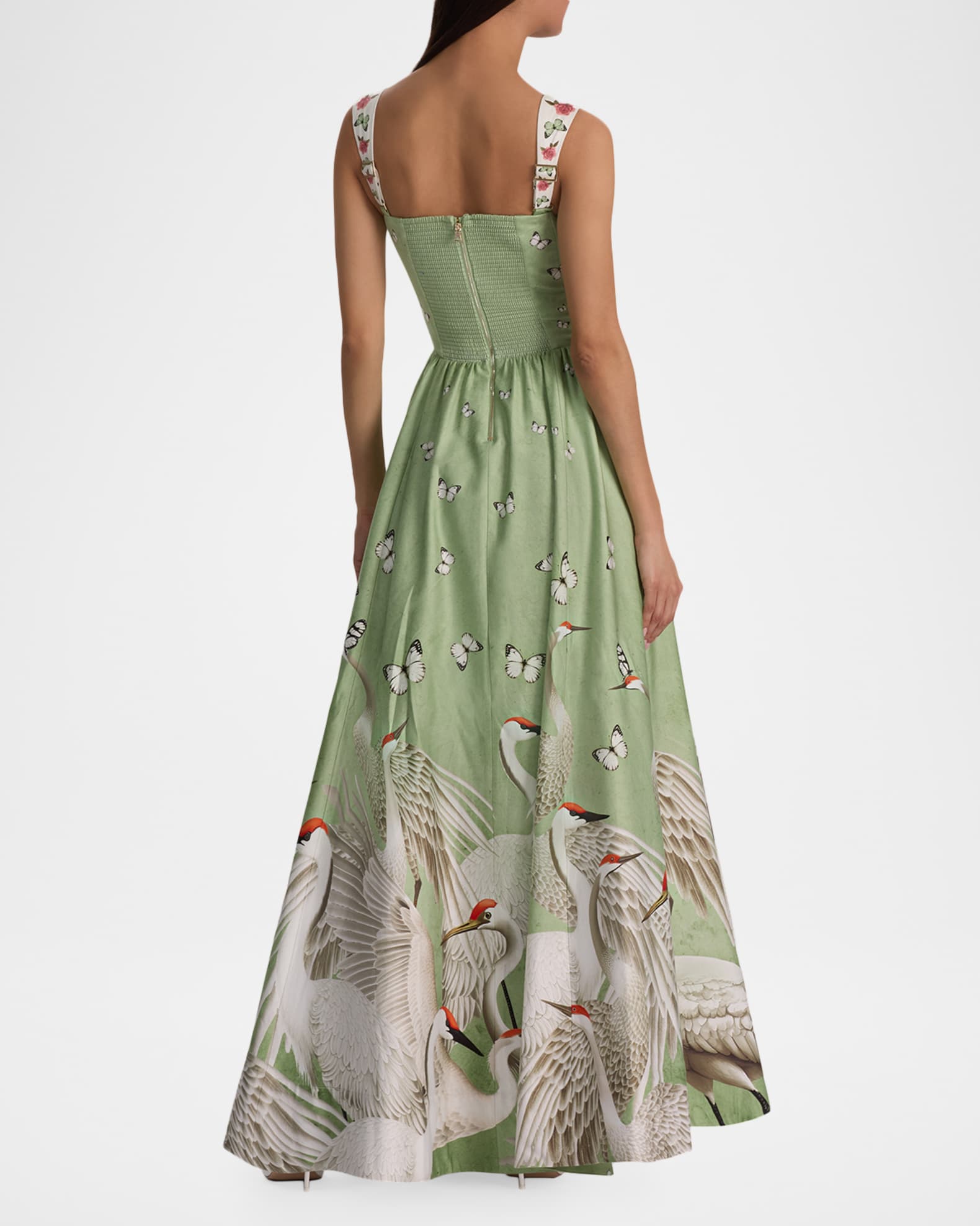 Alice + Olivia Guinevere Bustier Maxi Dress, Size 8