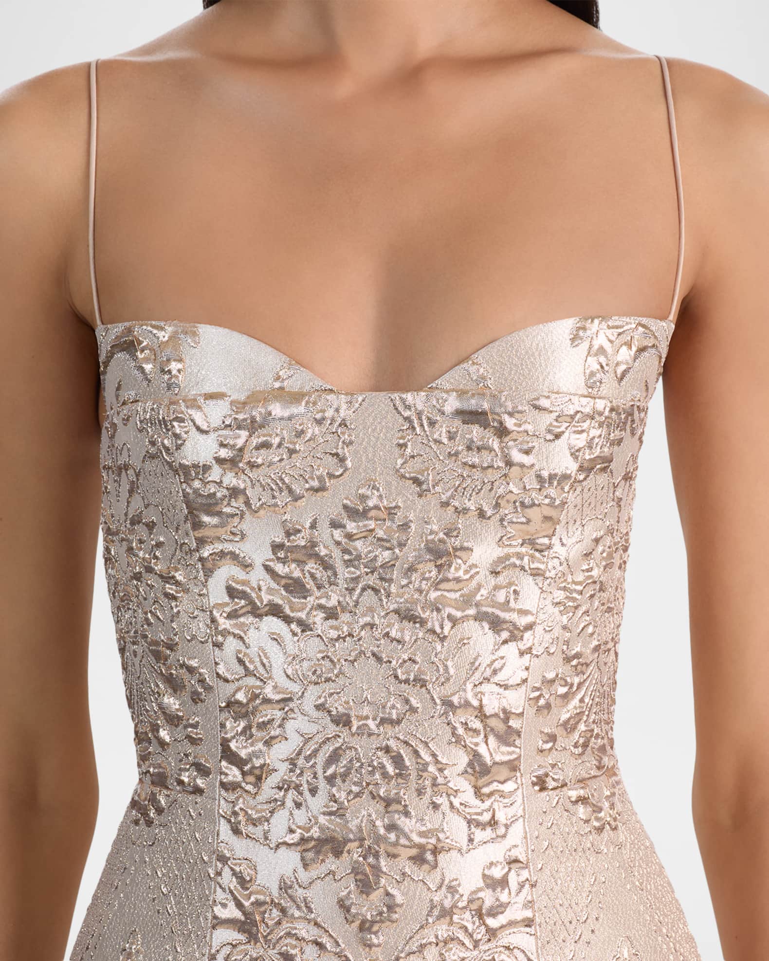 knee length dresses for ladies Miss Circle Women's Naomie Crystal  Embellished Bubble Hem Halter Mini Dress