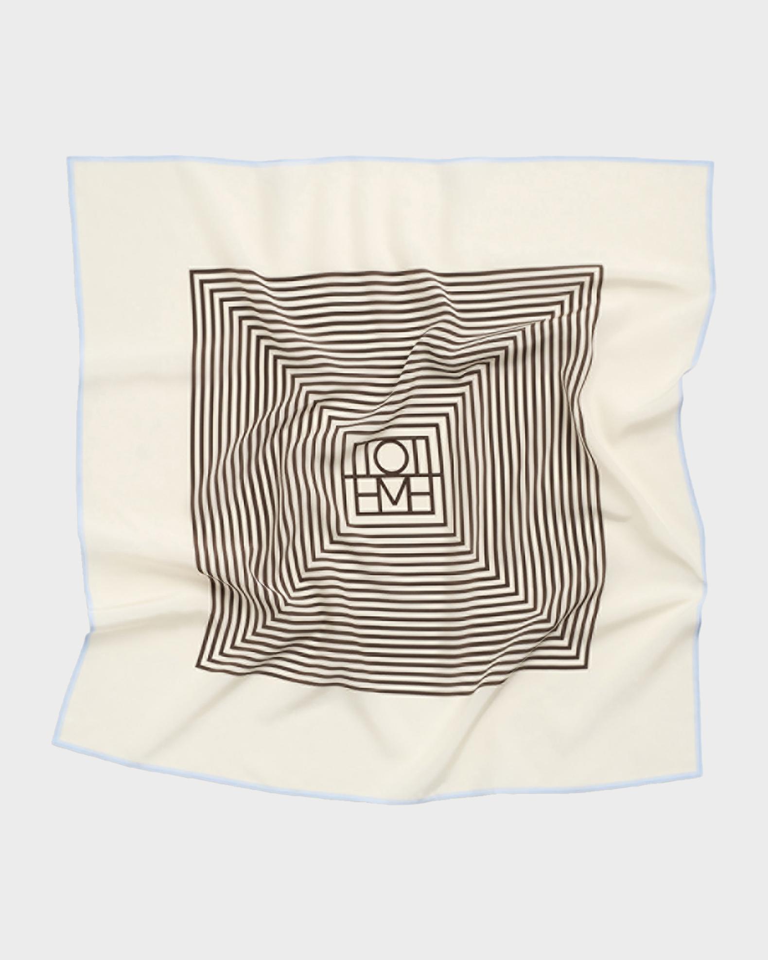 VETEMENTS デムナ期 MONOGRAM SILK SCARF VETEMENTS デムナ期 MONOGRAM SILK SCARF Vetements Monogram-printed