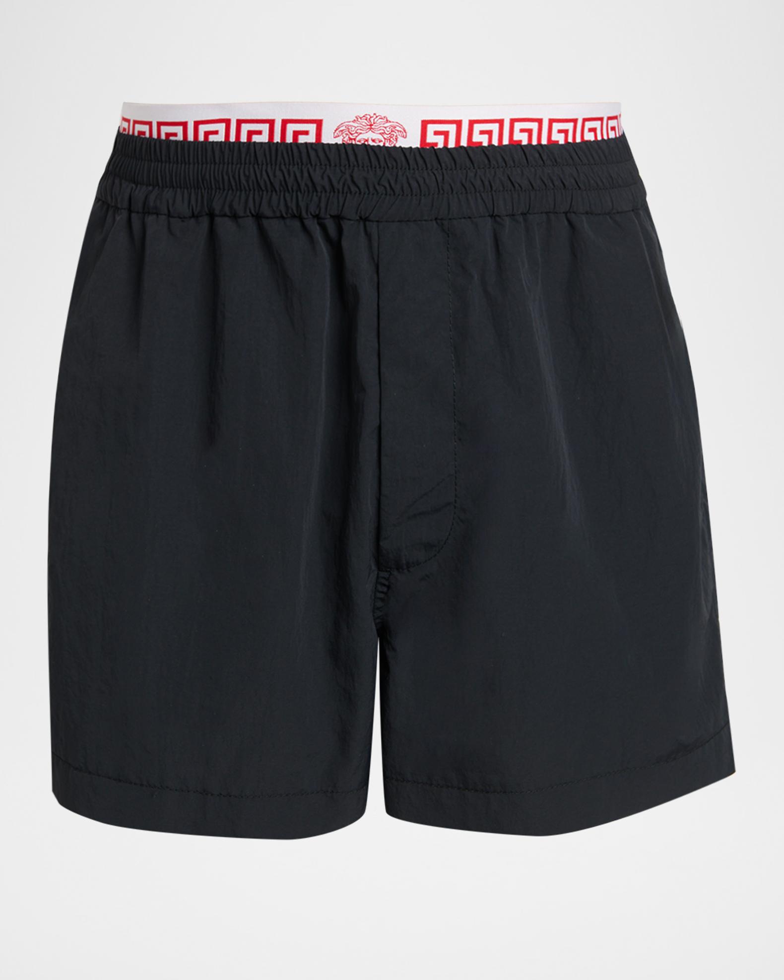 MEN'S WR NYLON 3D LOGO SHORT PANTS ブラック MEN'S WR NYLON 3D LOGO