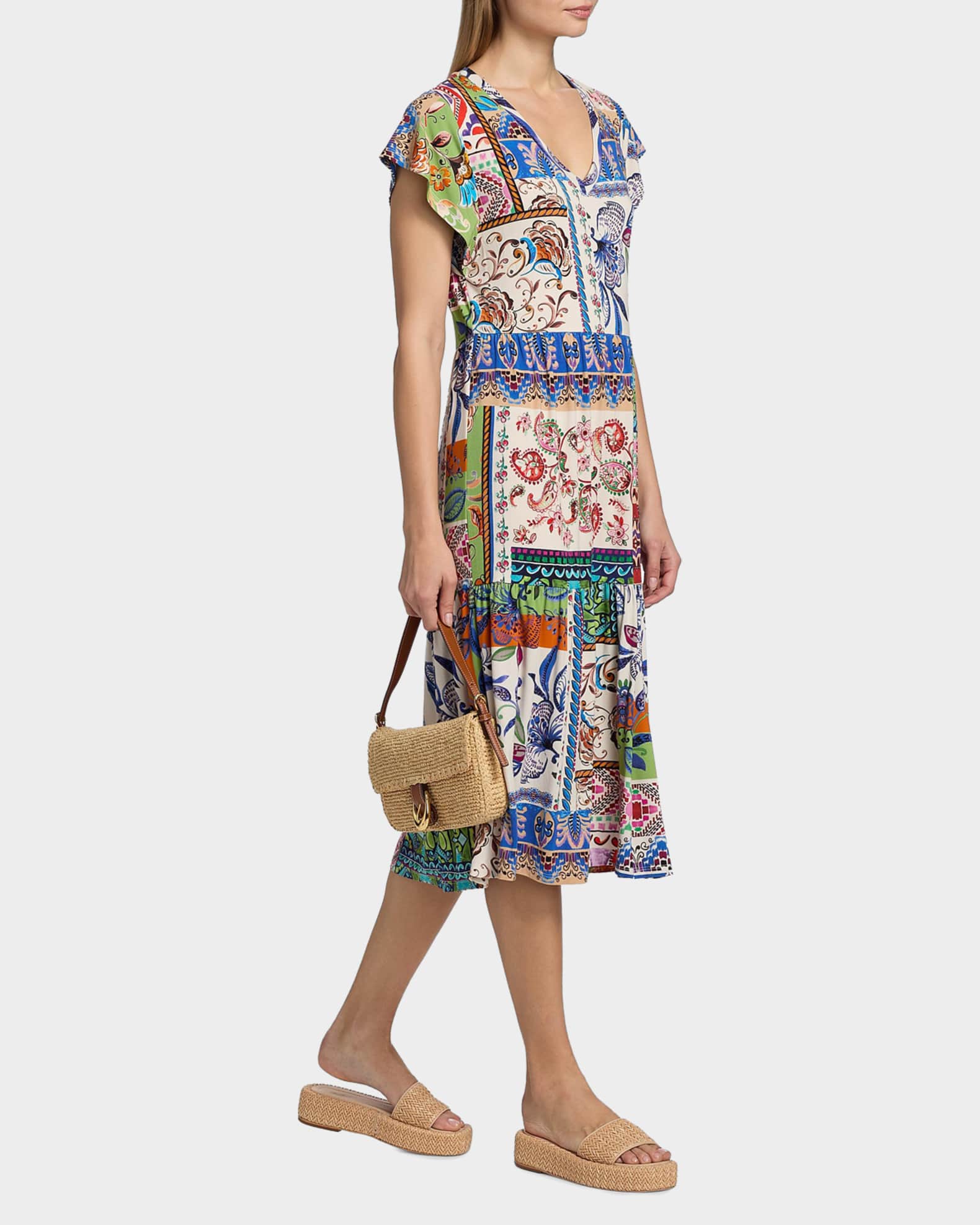 cream midi knit dress Rebecca Taylor Women's Taryn Knit Maxi Dress - Cream