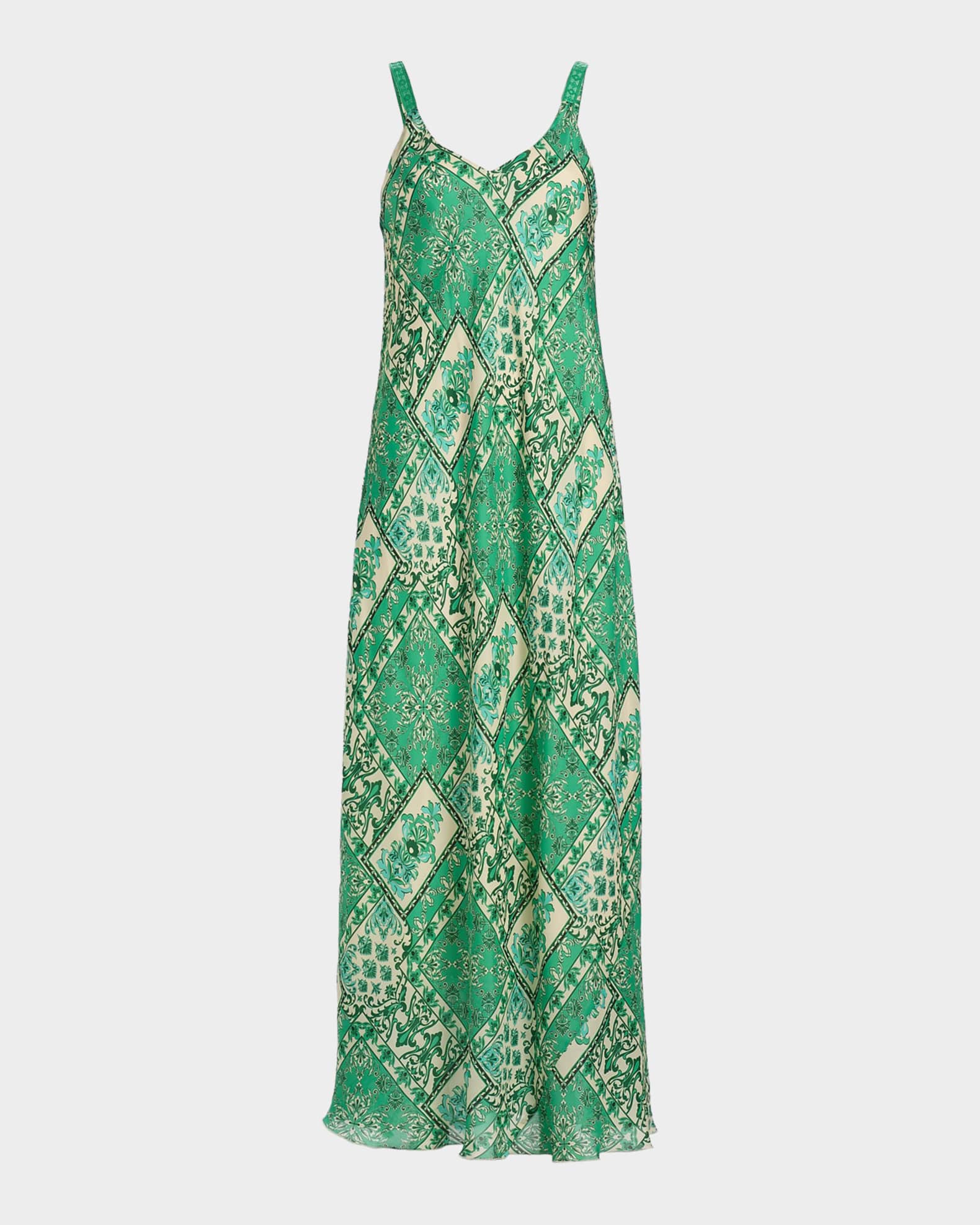 johnny was green dress Johnny Was Women's Kanako Summer Dress in GREEN, Size Medium