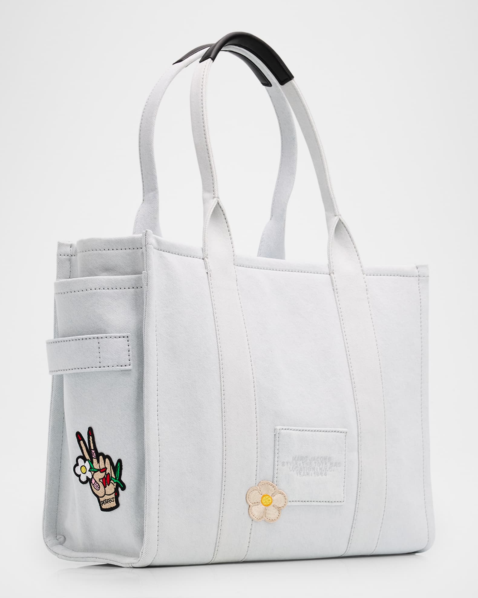 Marc Jacobs The Camp Patchwork Denim Large Tote Bag | Neiman Marcus