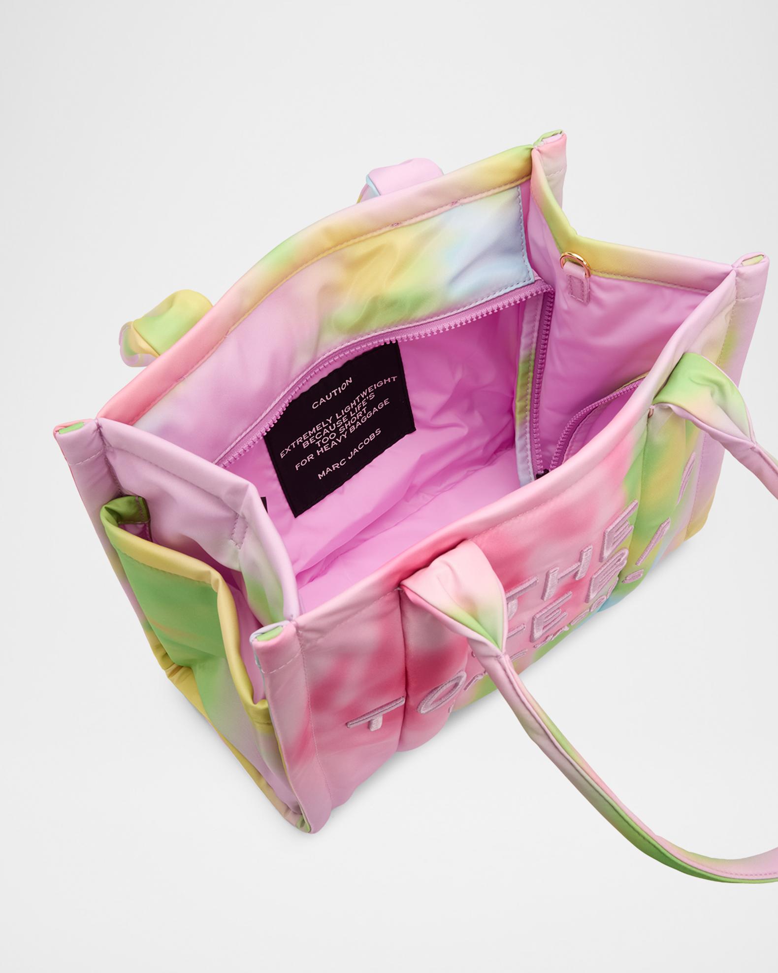 Marc Jacobs The Blurred Floral Medium Puffy Nylon Tote Bag 