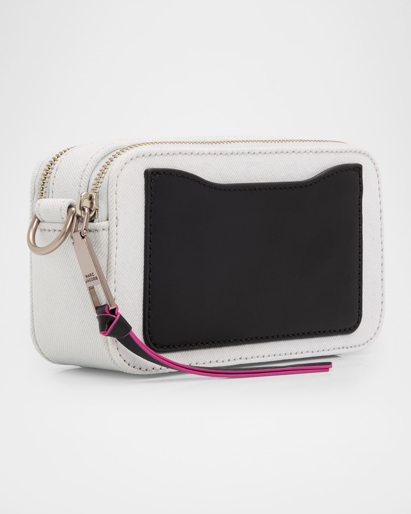 Marc Jacobs The Camp Patchwork Denim Snapshot Crossbody Bag