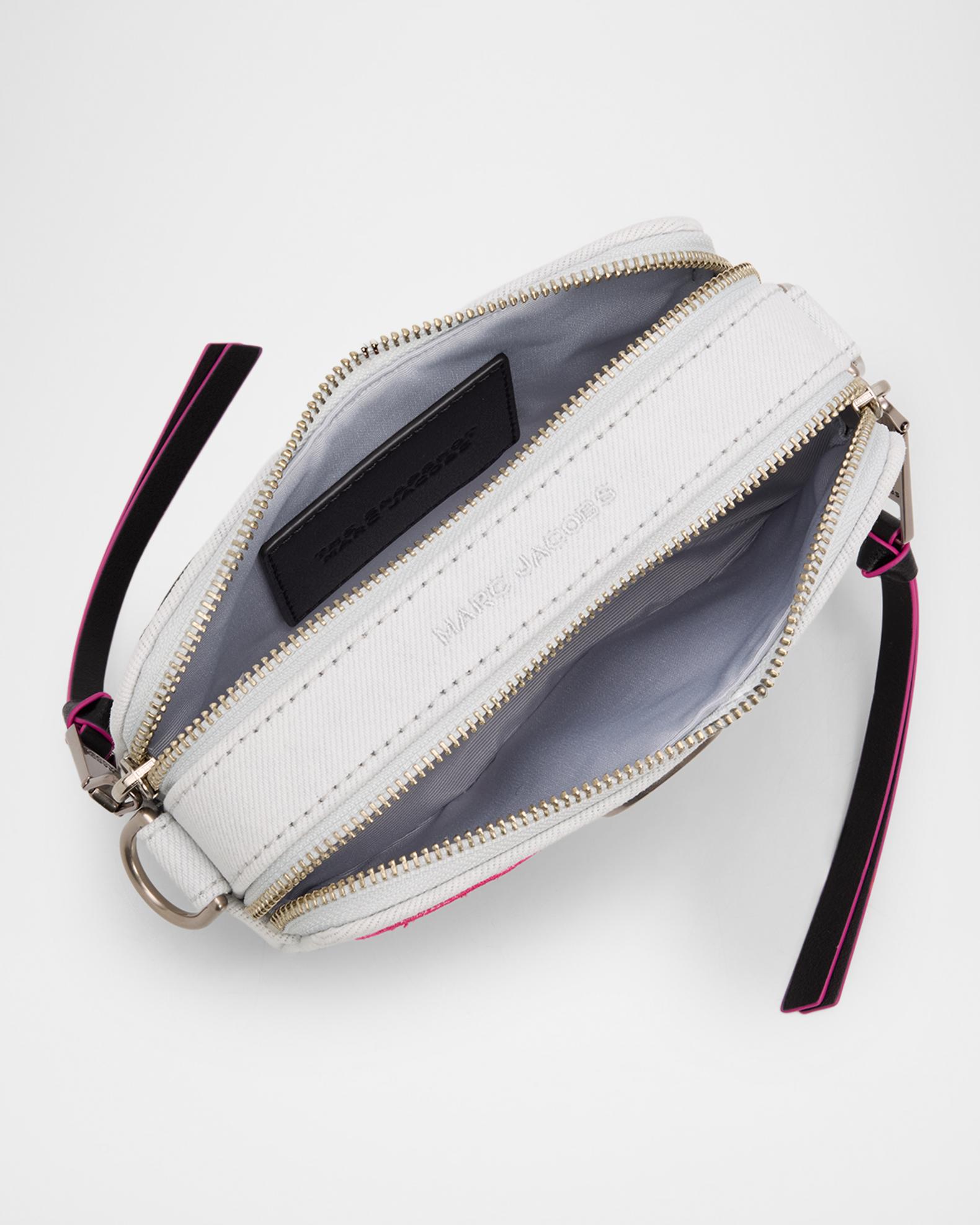 Marc Jacobs The Camp Patchwork Denim Snapshot Crossbody Bag
