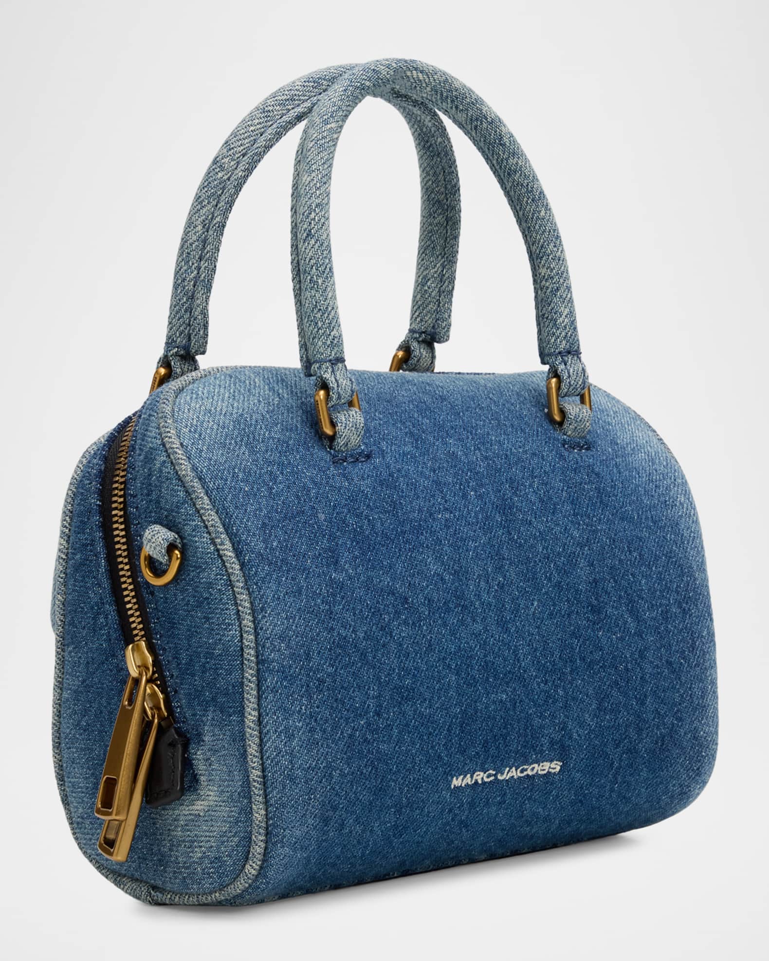 Marc Jacobs The Denim Mini Wave Top-Handle Bag | Neiman Marcus