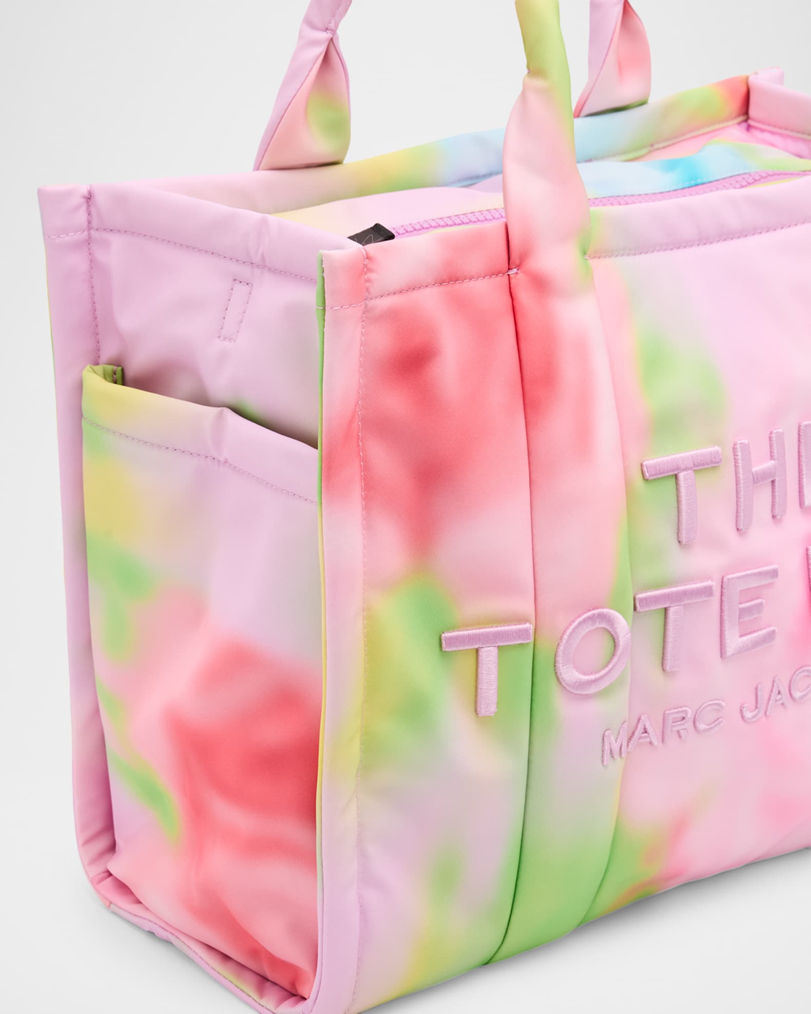 MARC JACOBS THE TOTE BAG フローラルプリント Marc Jacobs The Blurred Floral Large Puffy Nylon Tote Bag | Neiman