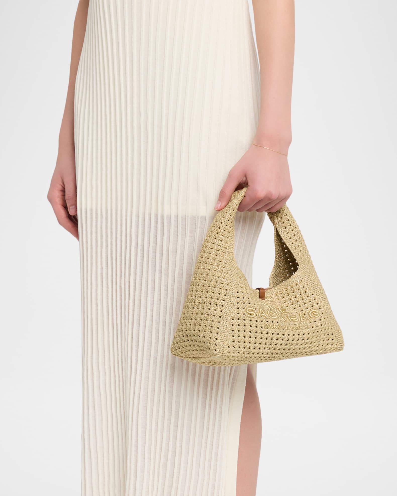Marc Jacobs The Crochet Mini Sack Bag | Neiman Marcus