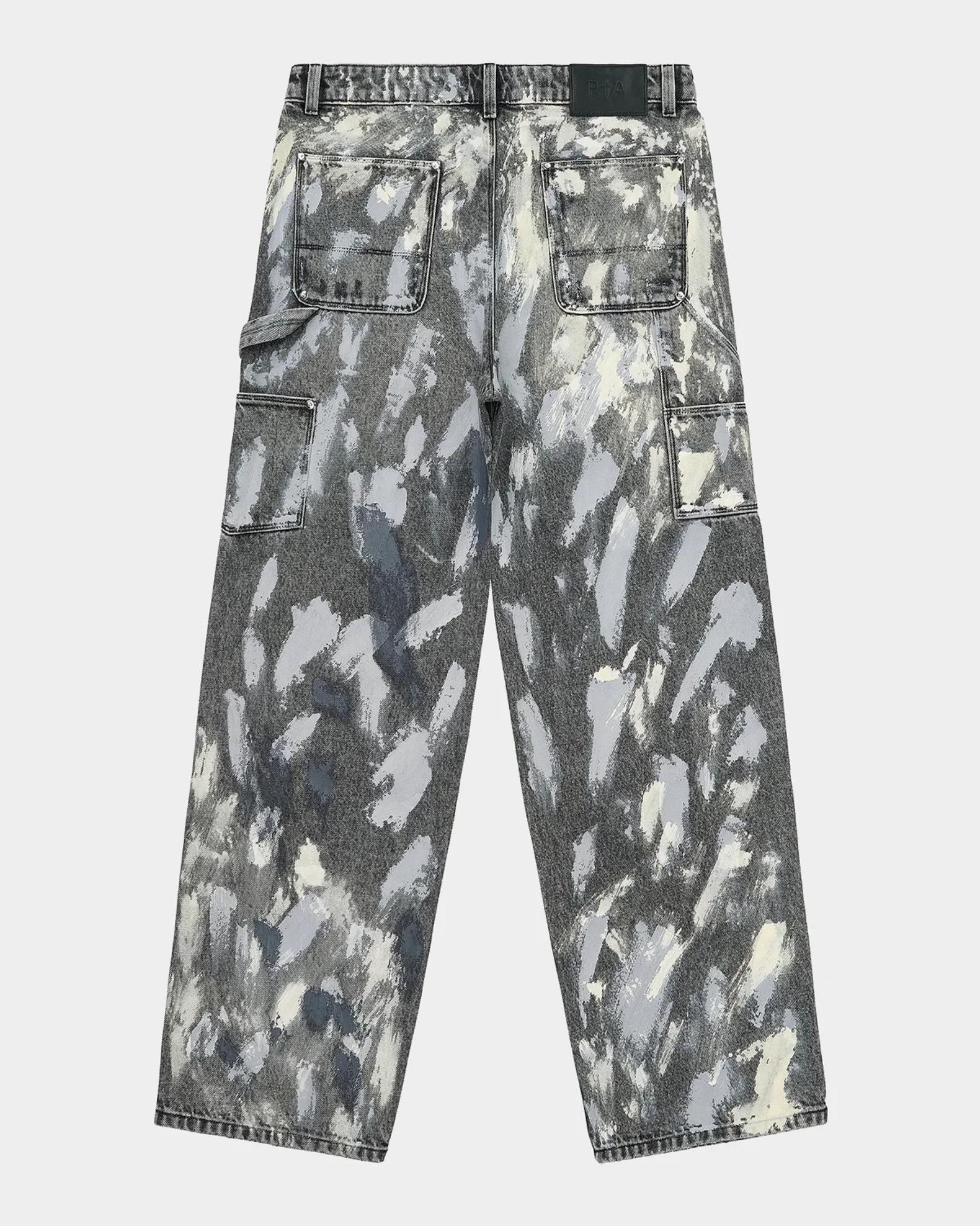 RTA Men's Santiago Paint Swatch Carpenter Jeans | Neiman Marcus