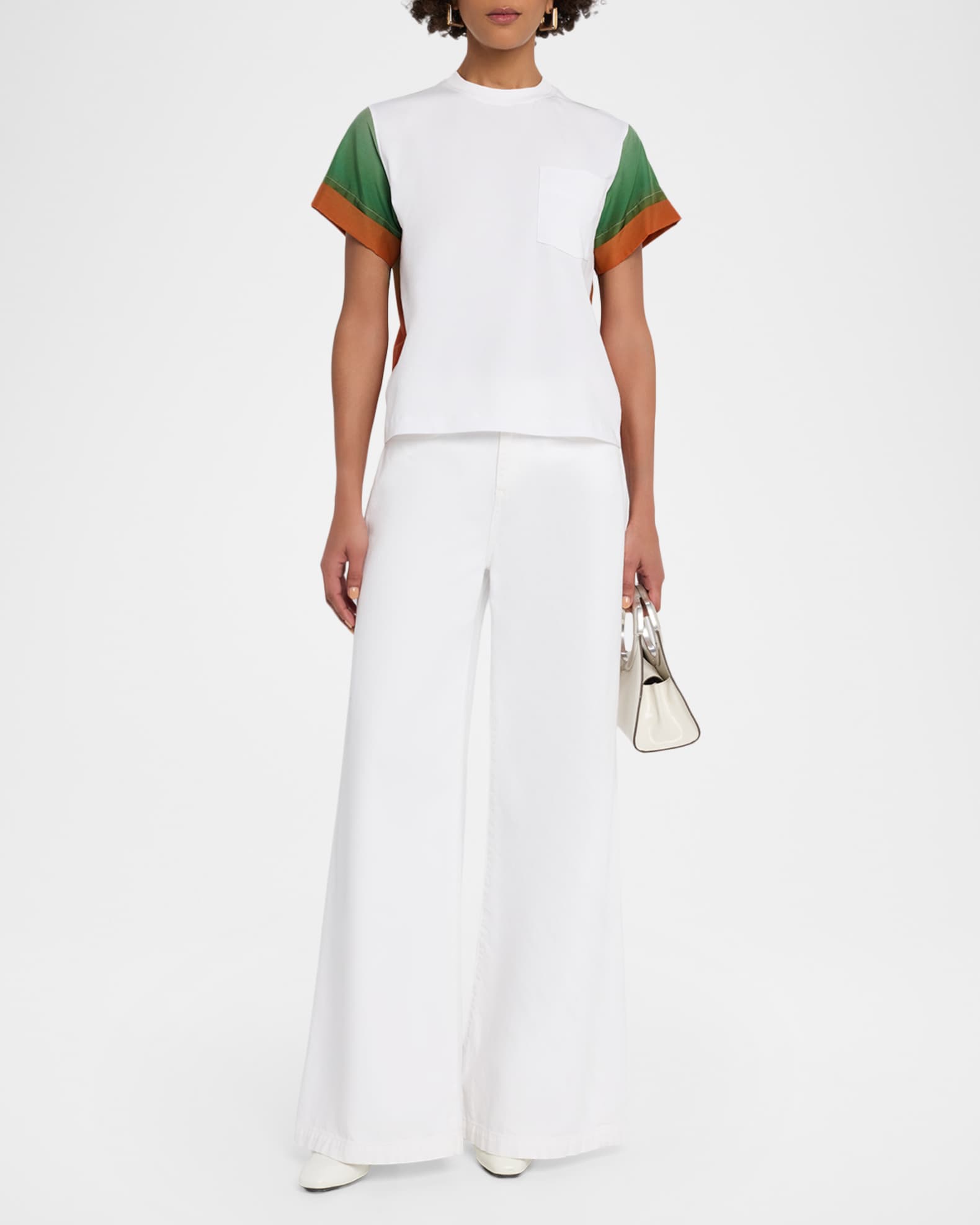 3.1 Phillip Lim Crewneck Ombré T-Shirt | Neiman Marcus