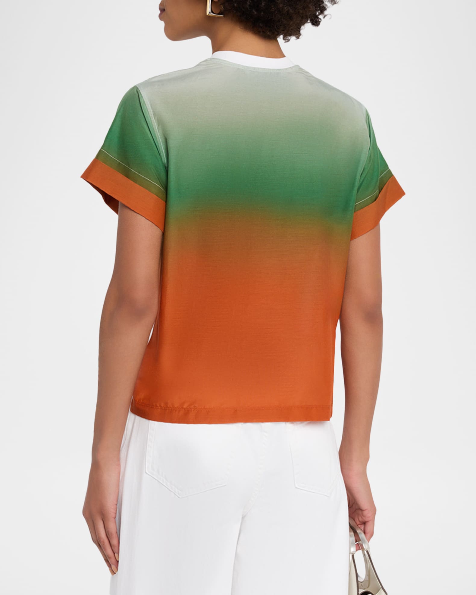 3.1 Phillip Lim Crewneck Ombré T-Shirt | Neiman Marcus