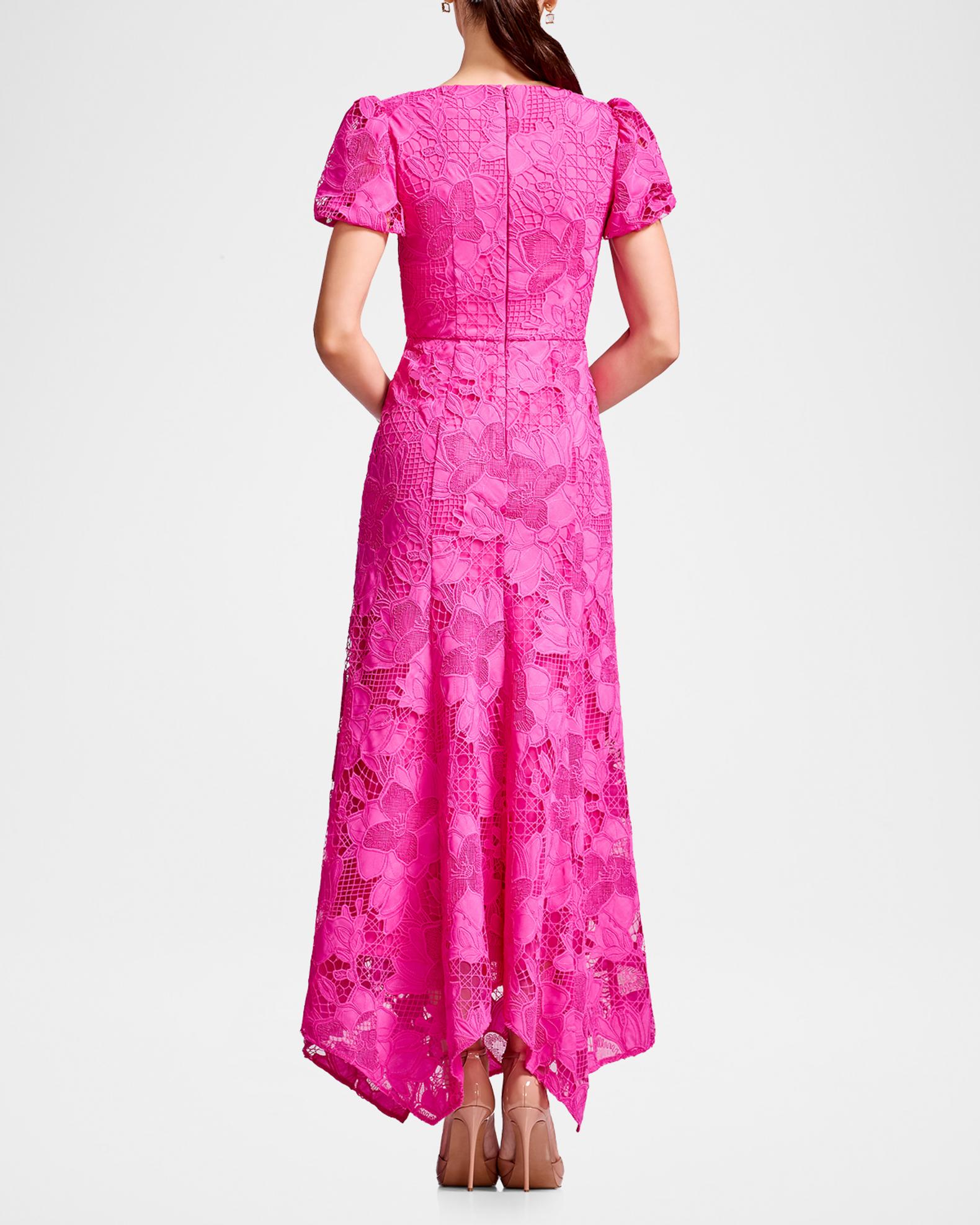 Dress the Population Black Label Lilith Puff-Sleeve Handkerchief