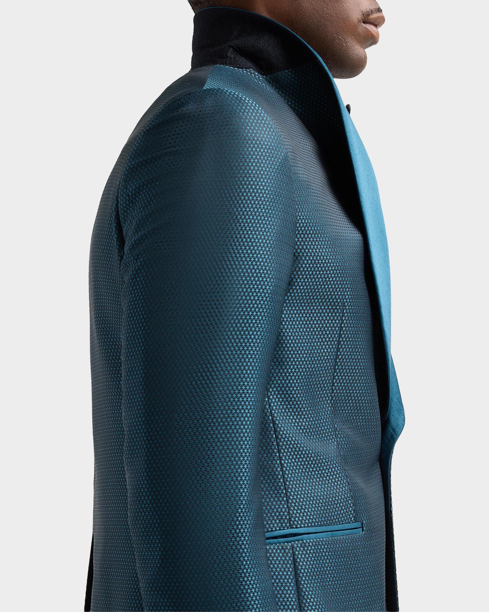 Pal Zileri Men's Geometric Jacquard Wool-Blend Dinner Jacket