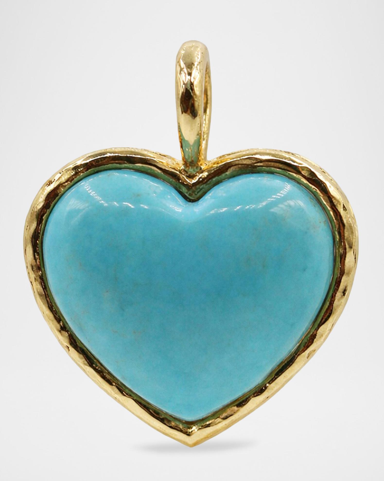 Octavia Elizabeth Hidden Gem Turquoise Heart Pendant | Neiman Marcus