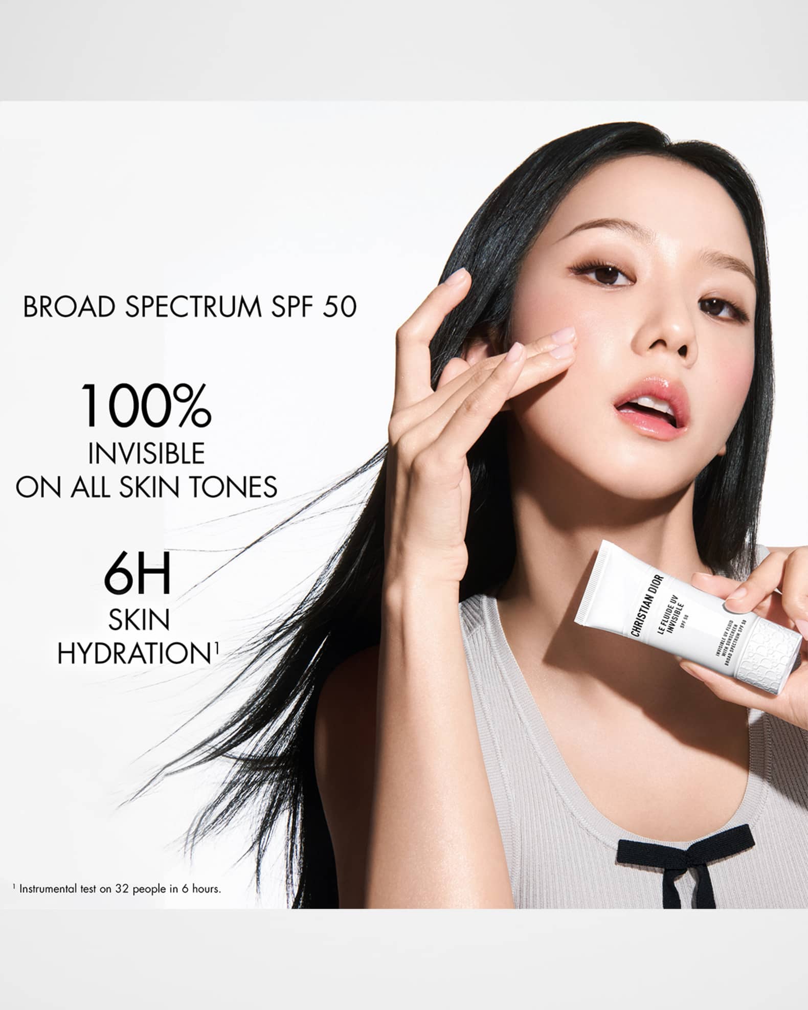 Dior Invisible UV Fluid Hydrating Face Sunscreen, 1 oz. | Neiman