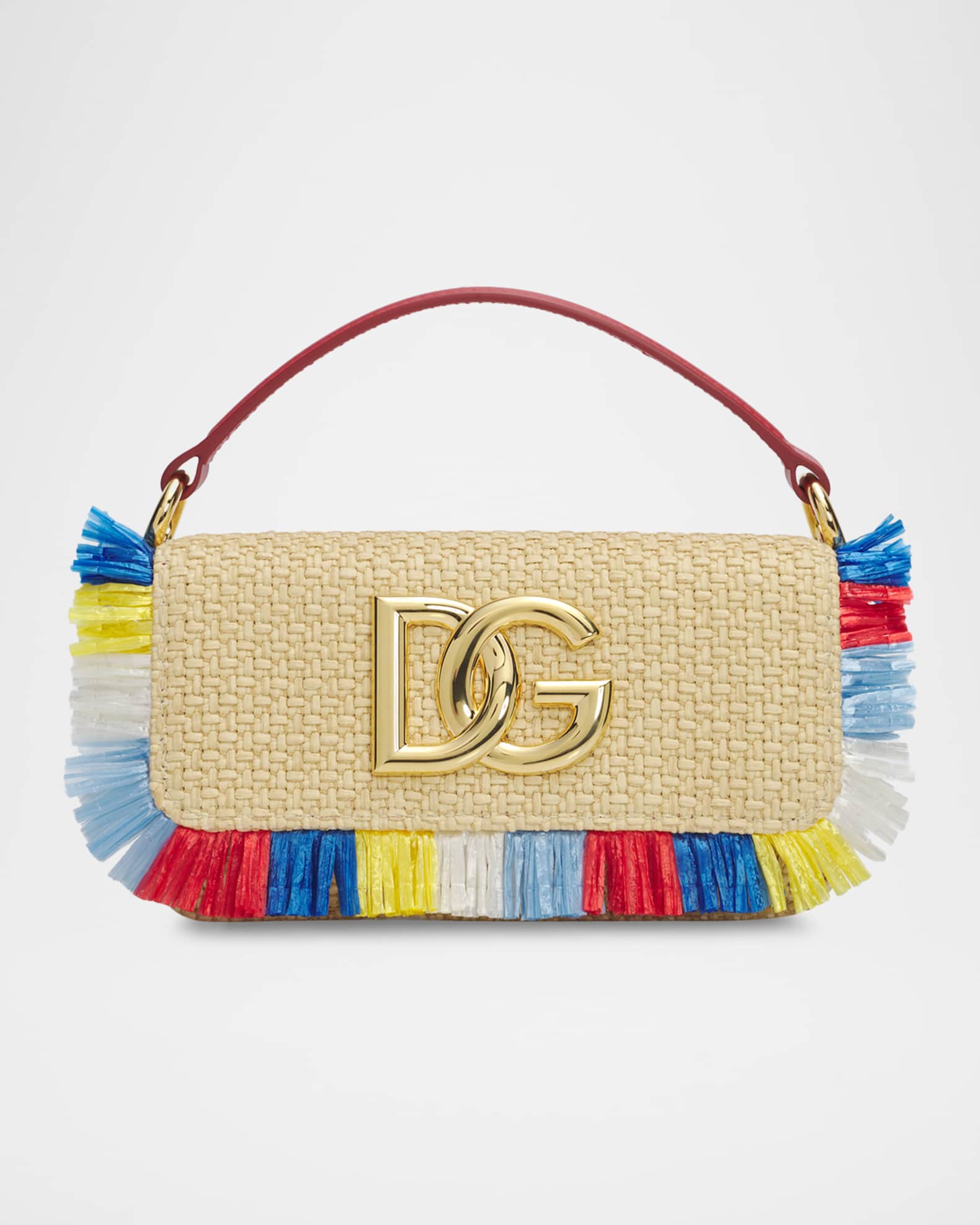 y*o様 【最終価格】美品 Dolce & Gabbana バッグ 【即購入OK Dolce&Gabbana Fringed Raffia Shoulder Bag | Neiman Marcus
