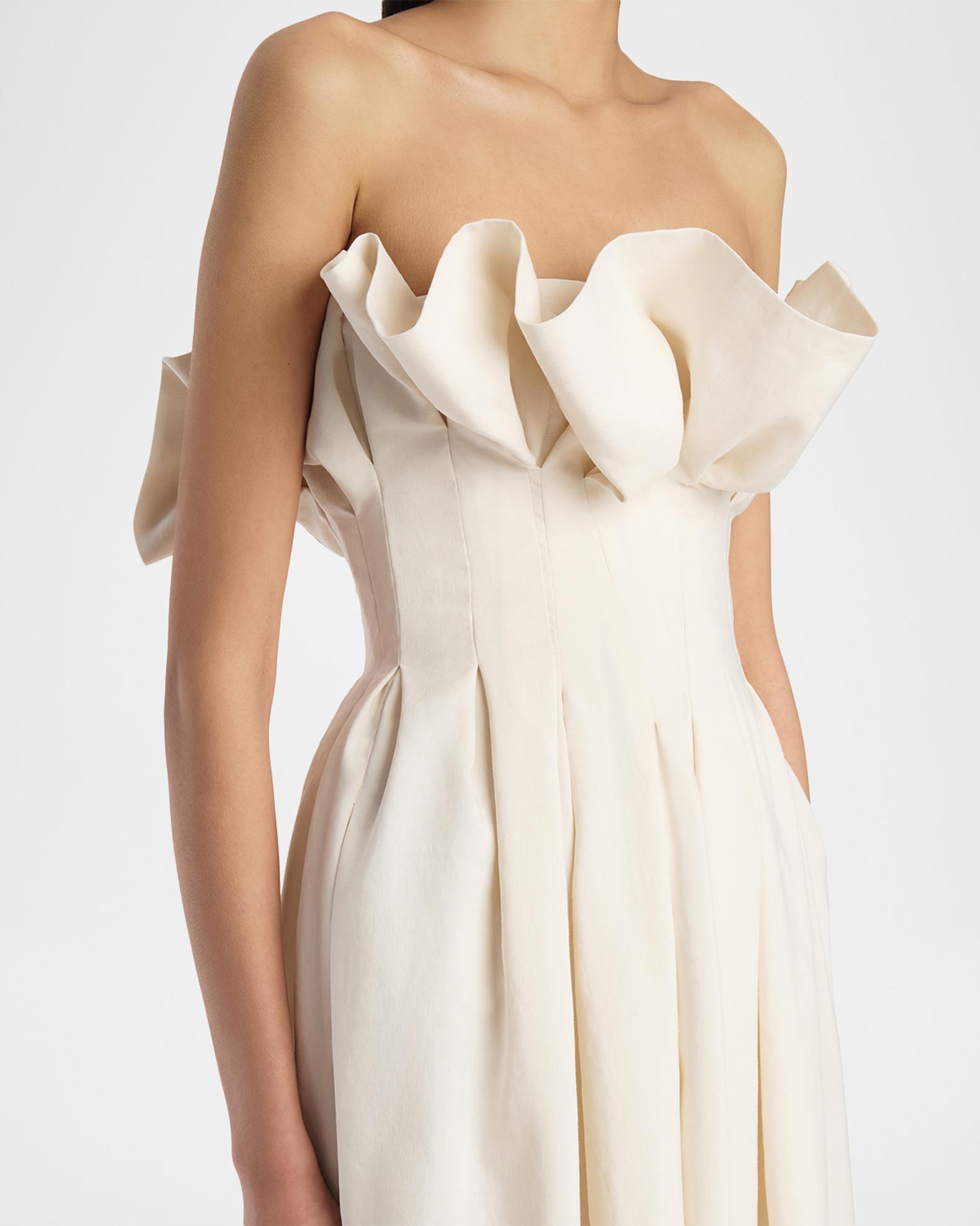 casual 1940s dress Ruffle Wrap Reversible Puff Sleeve Category:Bust-supporting JSK Set (JSK + hem bow + top hat) cocktail Fashionable design makes you Trendy Casual Long Sleeve