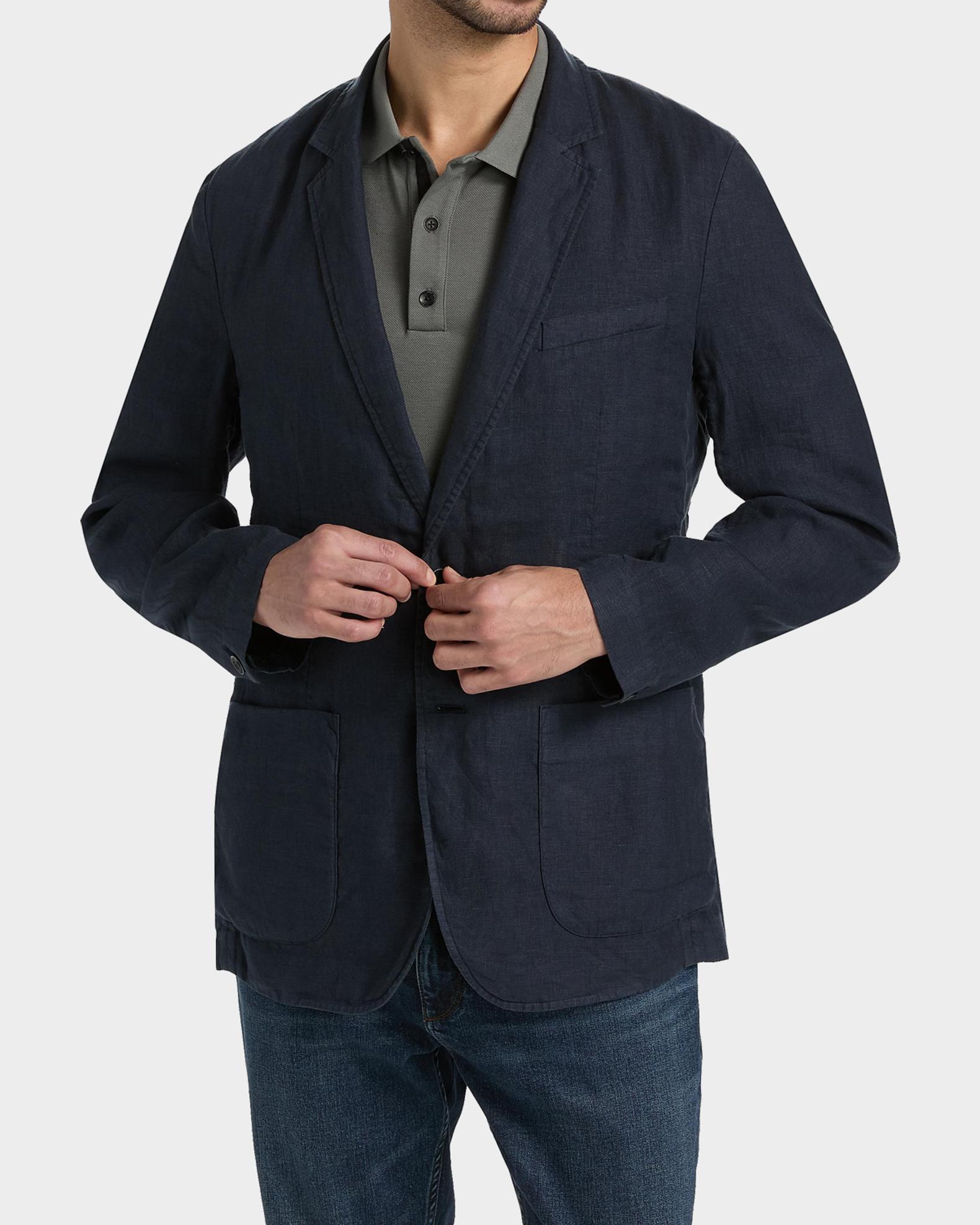 rag & bone Men's Butler Linen Patch-Pocket Blazer | Neiman Marcus