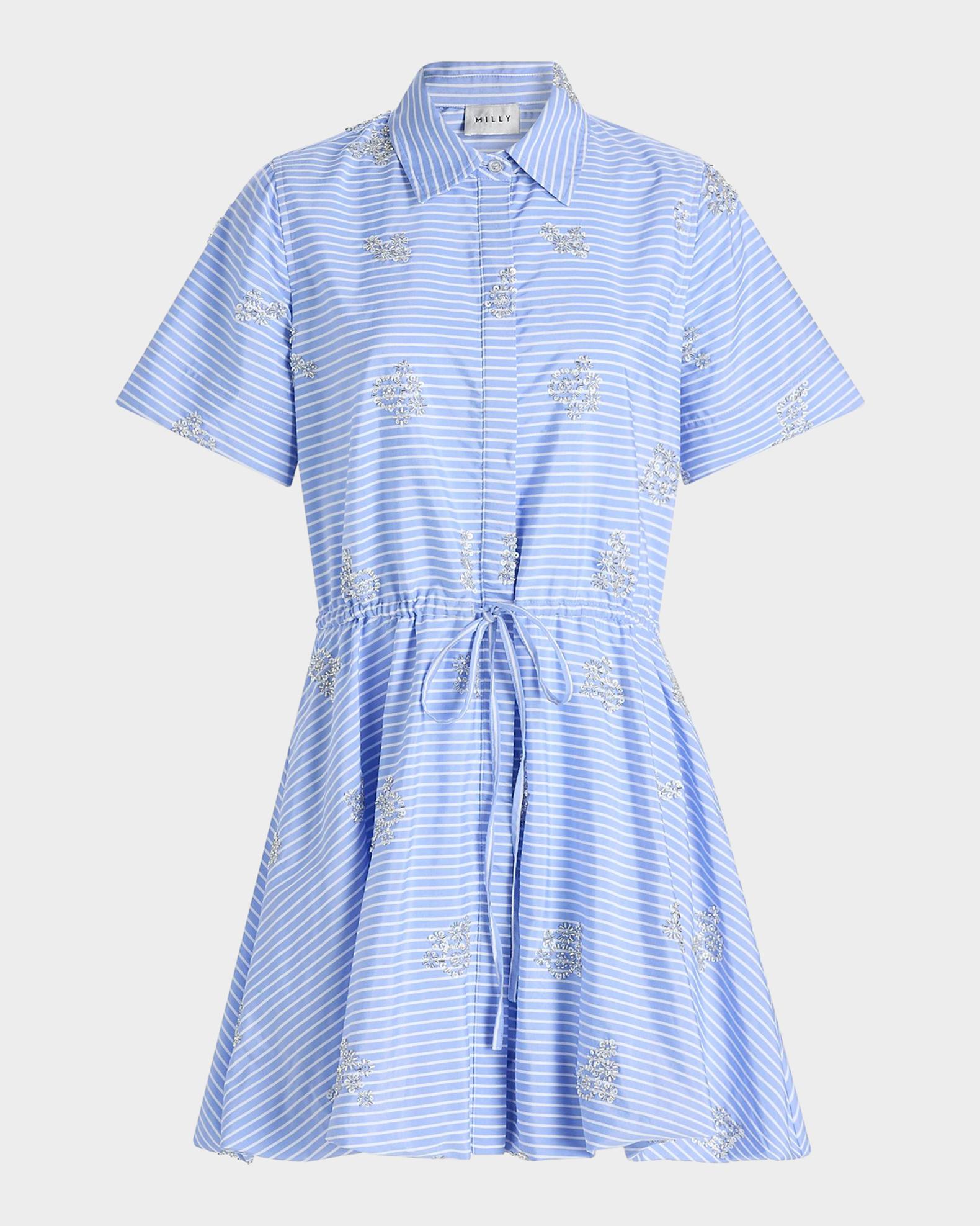 Milly Willa Beaded Mini Dress | Neiman Marcus
