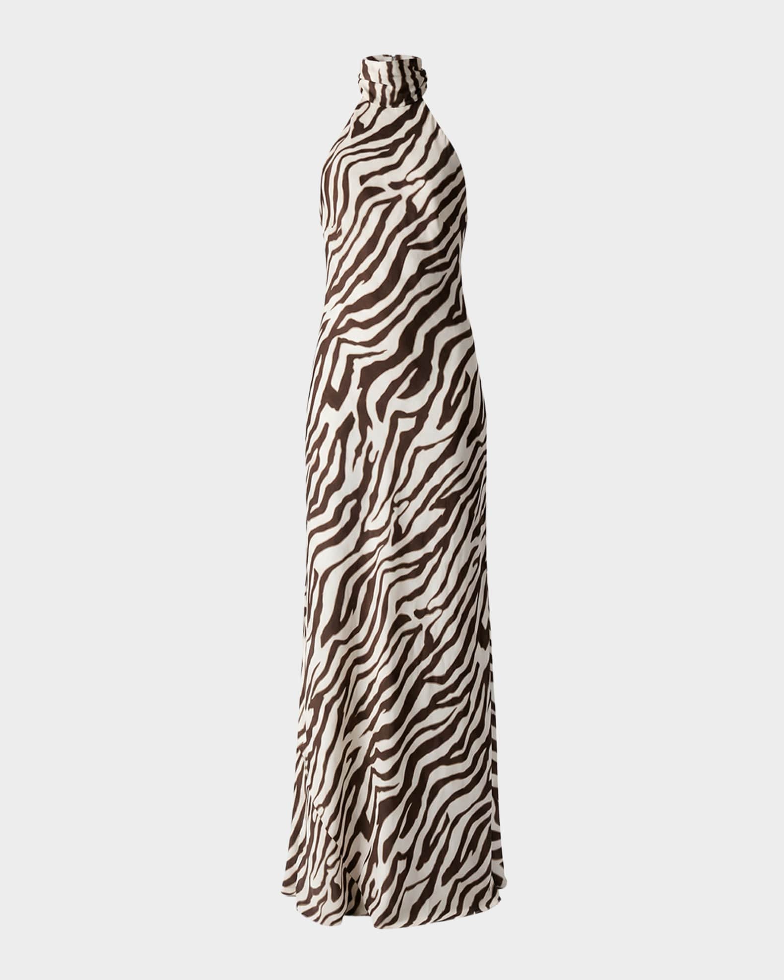 zebra backless dress Virginia Beach Backless Maxi Dress Blue Zebra