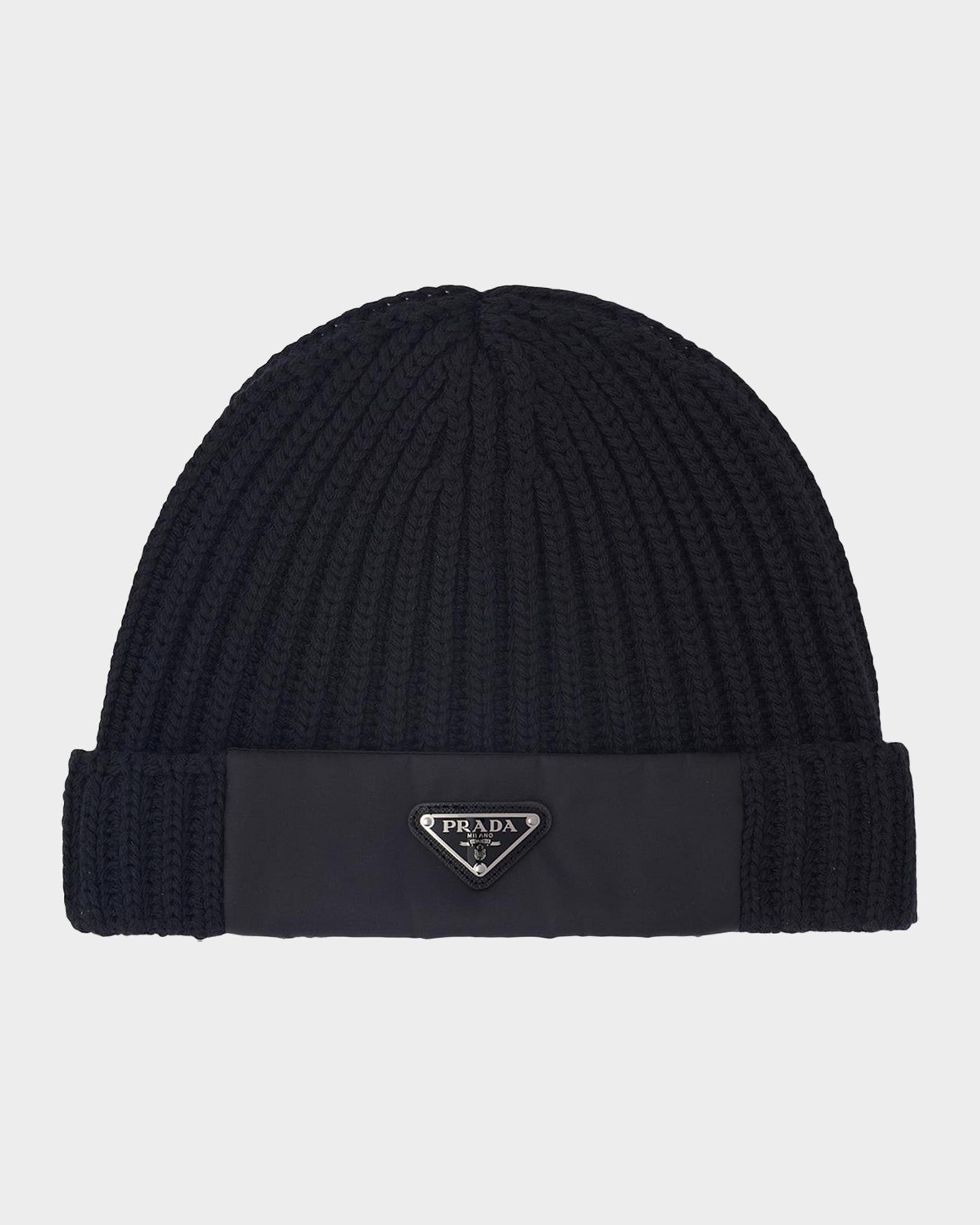Prada Wool and Re-Nylon Beanie | Neiman Marcus