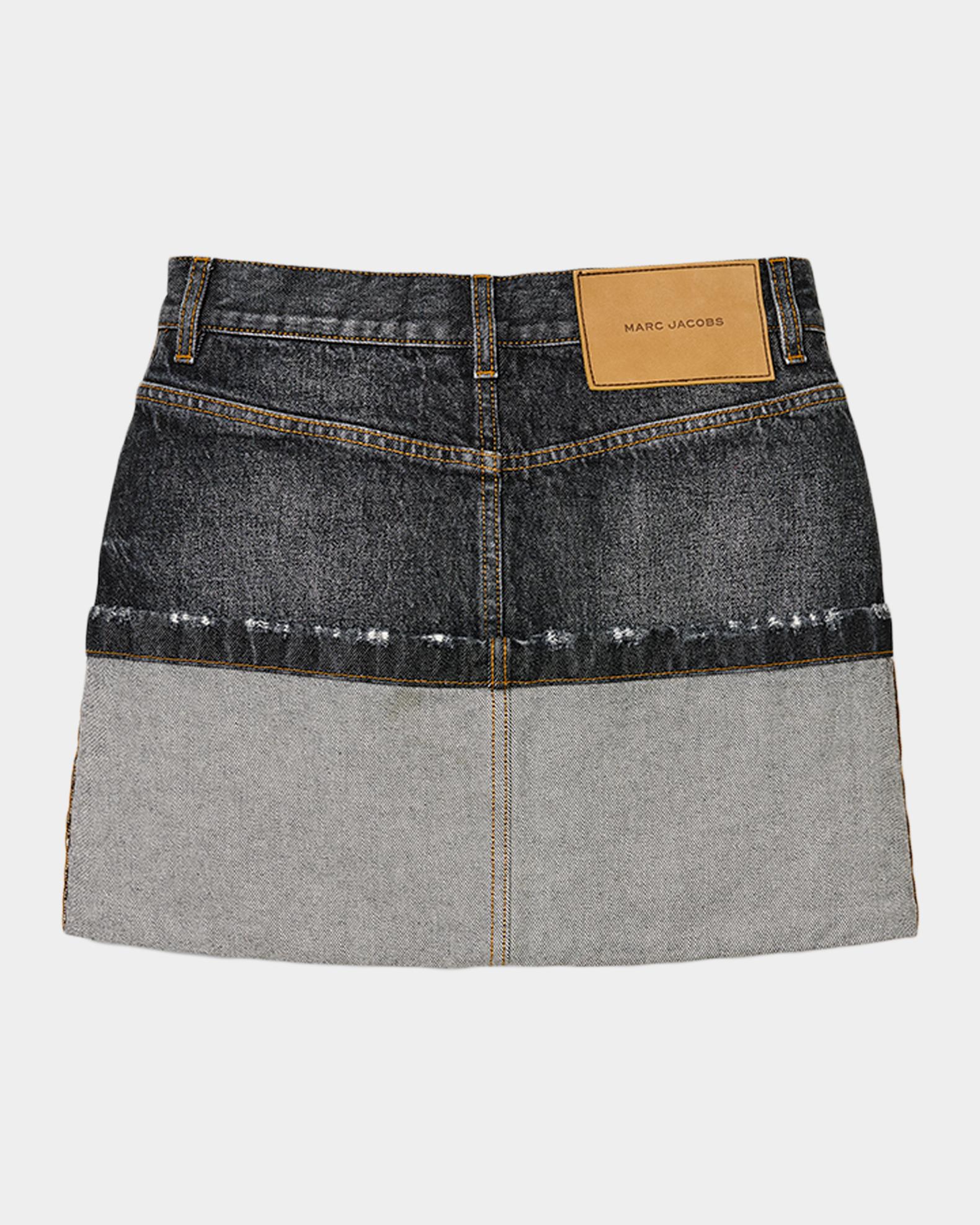 Marc Jacobs Cuffed Denim Mini Skirt | Neiman Marcus