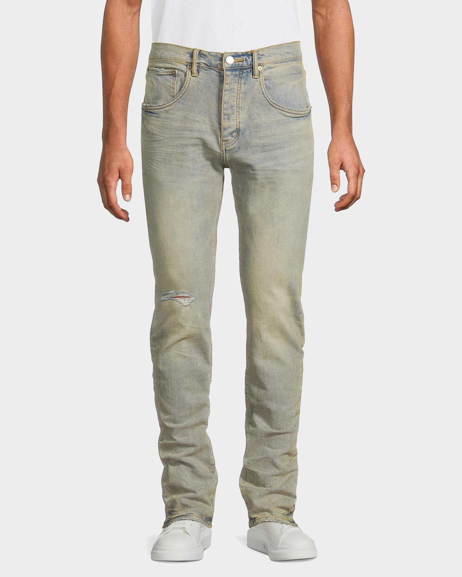 PURPLE Venice Sunbleached Skinny Jeans | Neiman Marcus