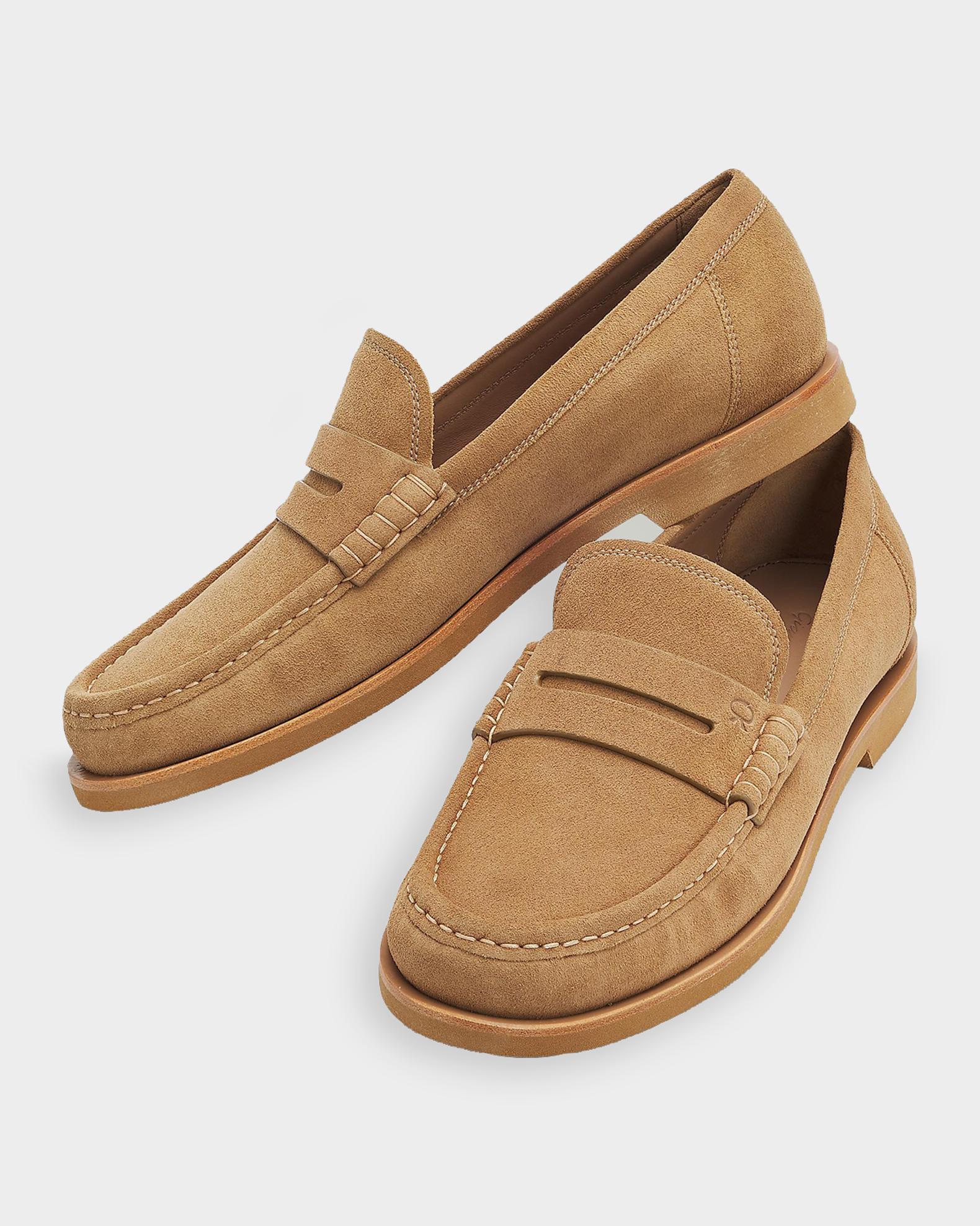 Gianvito Rossi Men's Suede Penny Loafers | Neiman Marcus