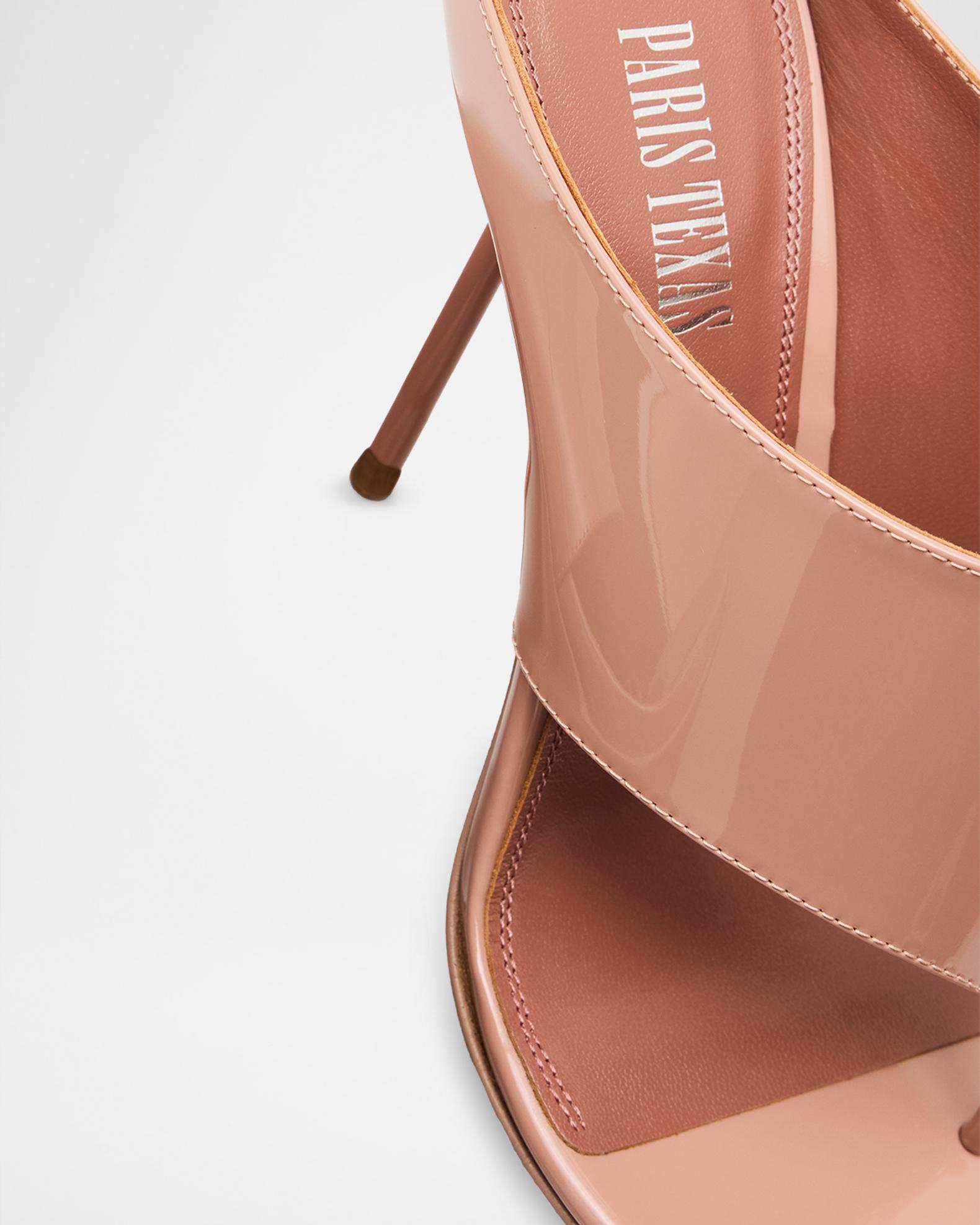 Paris Texas Lidia Patent Leather Stiletto Thong Mule Sandals
