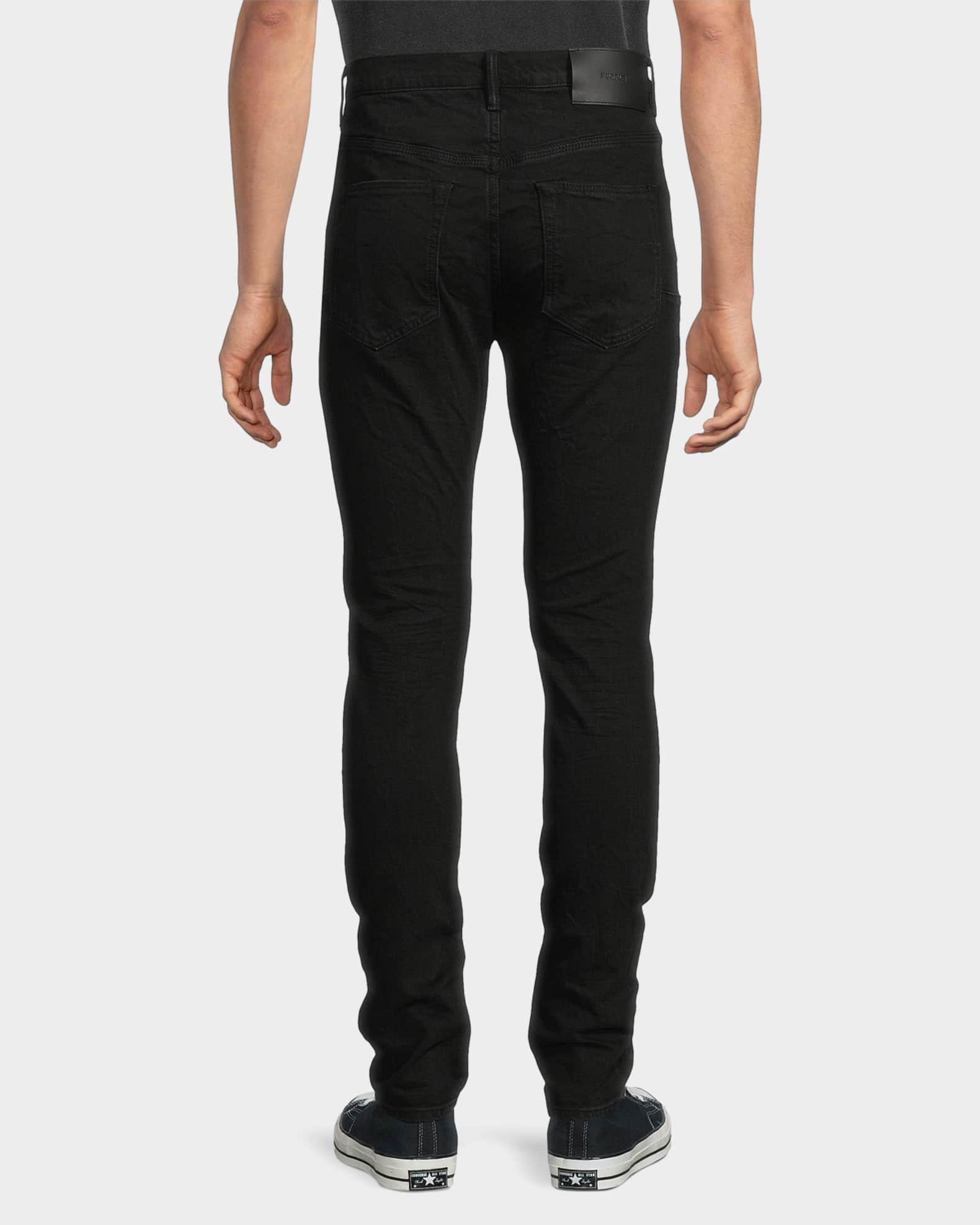 PURPLE P002 Knee Slit Rinse Slim Jeans | Neiman Marcus