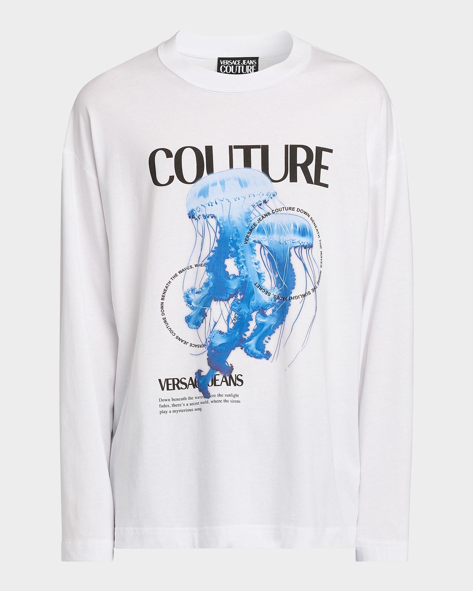 Versace Jeans Couture Jellyfish Long-Sleeve T-Shirt | Neiman Marcus