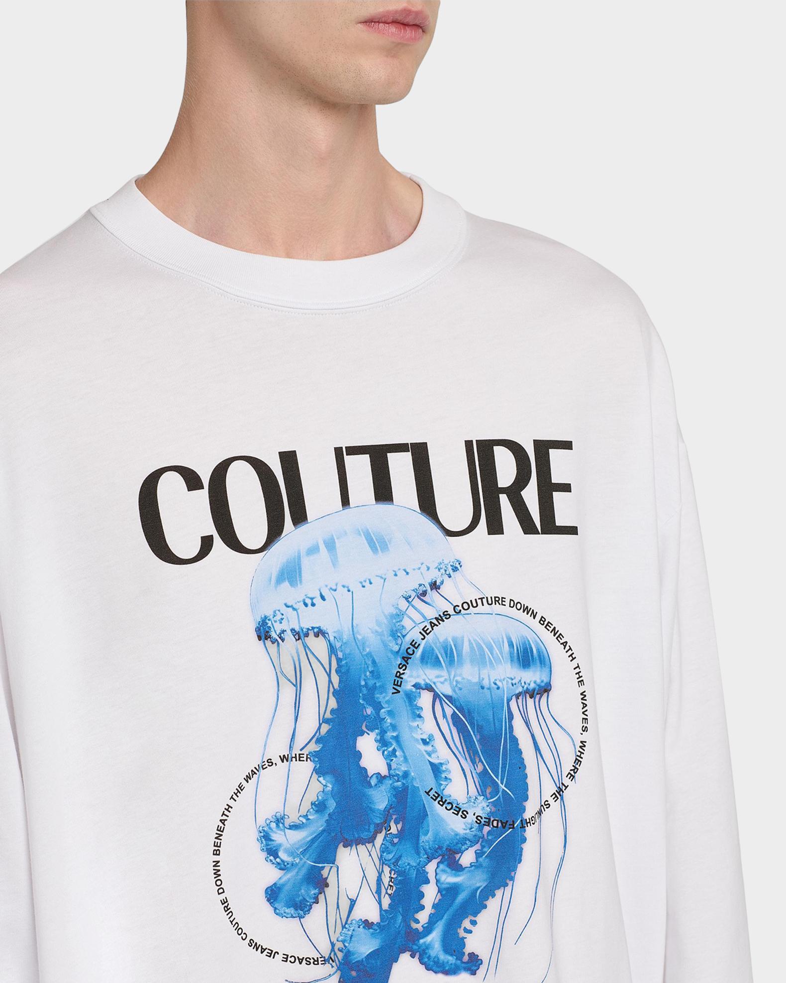 Versace Jeans Couture Jellyfish Long-Sleeve T-Shirt | Neiman Marcus