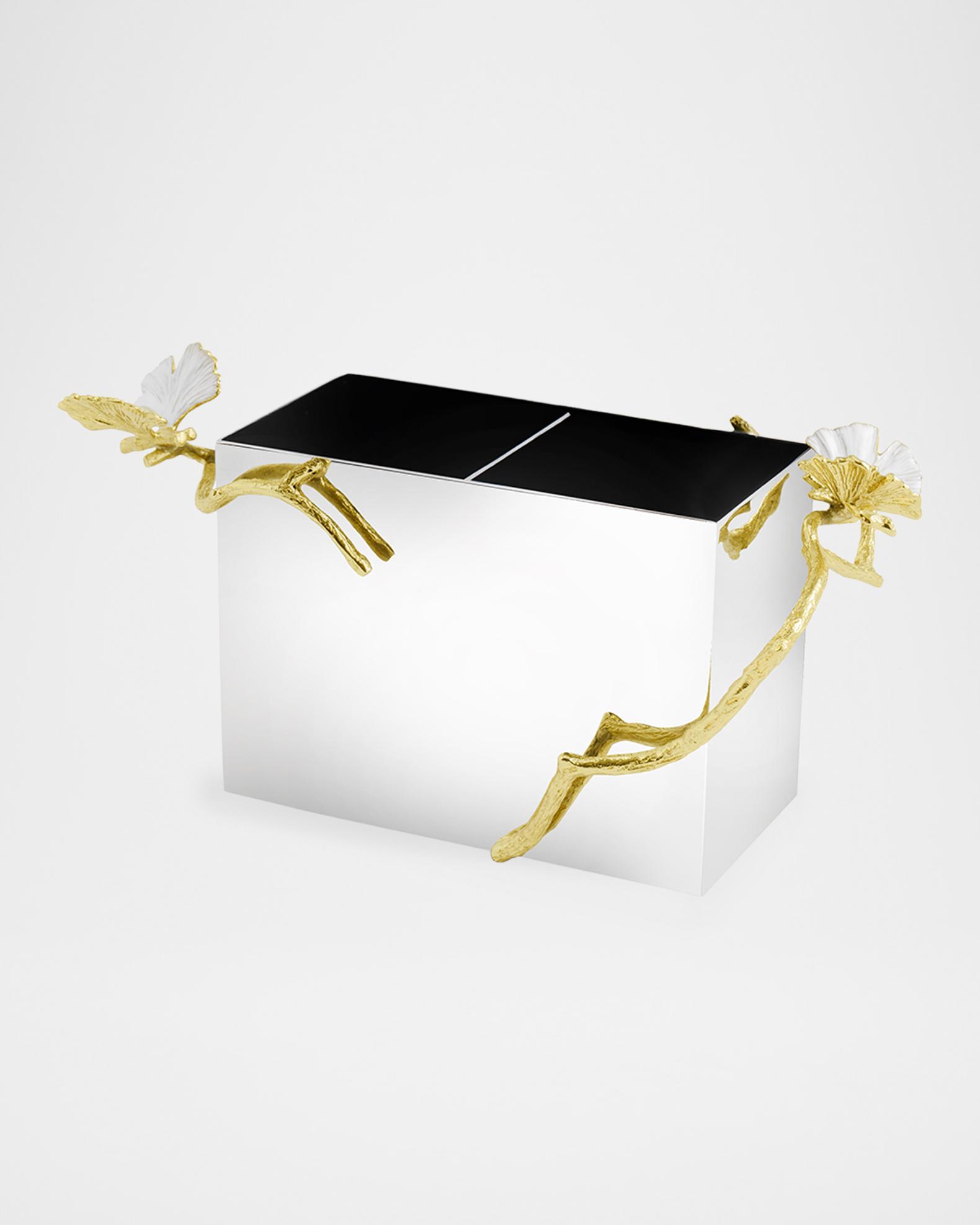 Michael Aram Butterfly Gingko Gold Cutlery Holder | Neiman Marcus