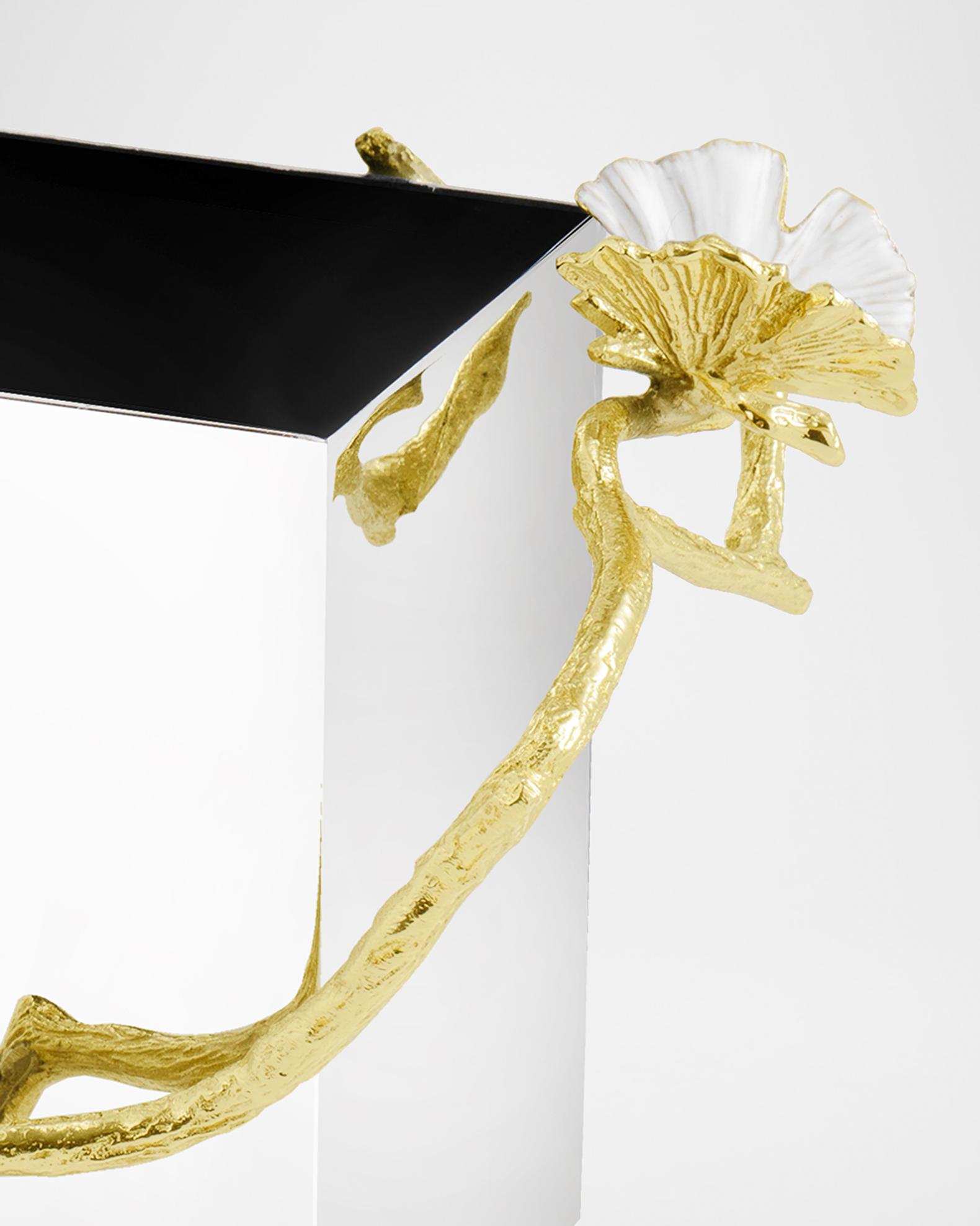 Michael Aram Butterfly Gingko Gold Cutlery Holder | Neiman Marcus