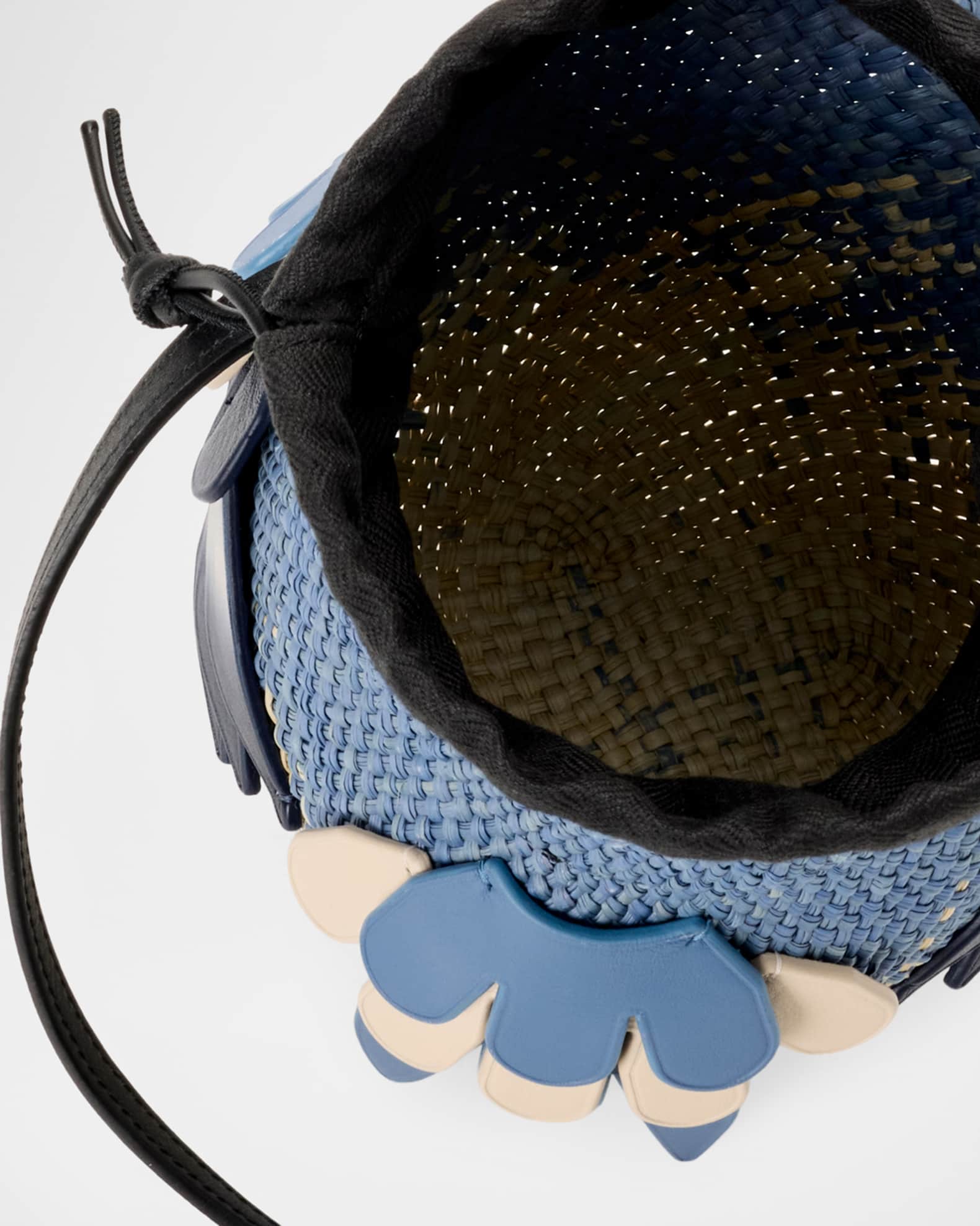 Loewe x Paula's Ibiza Woven Bird Shoulder Bag | Neiman Marcus