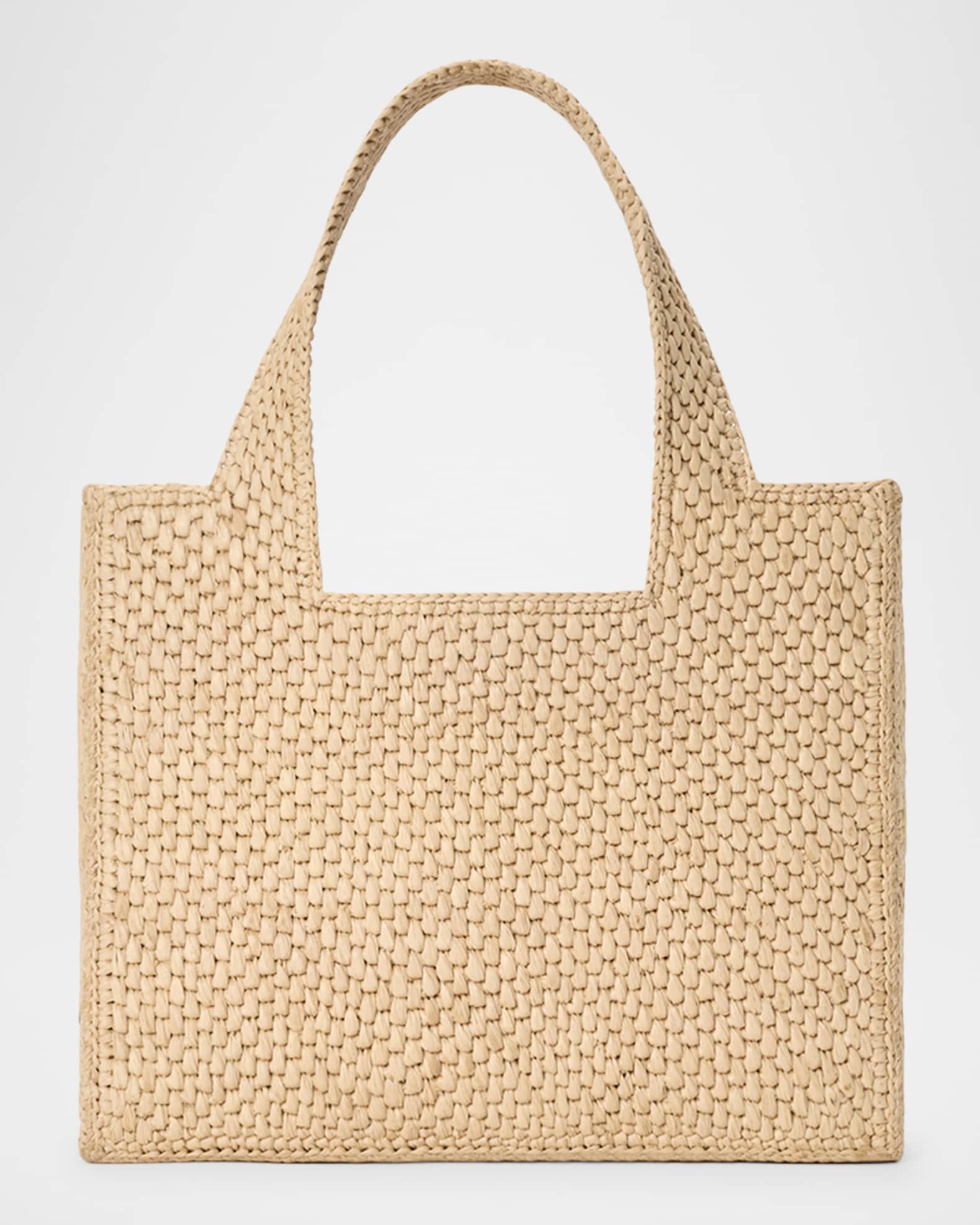 LOEWE Paula’s Ibiza トートバッグ　希少 Loewe x Paula's Ibiza Embroidered Raffia Tote Bag | Neiman Marcus