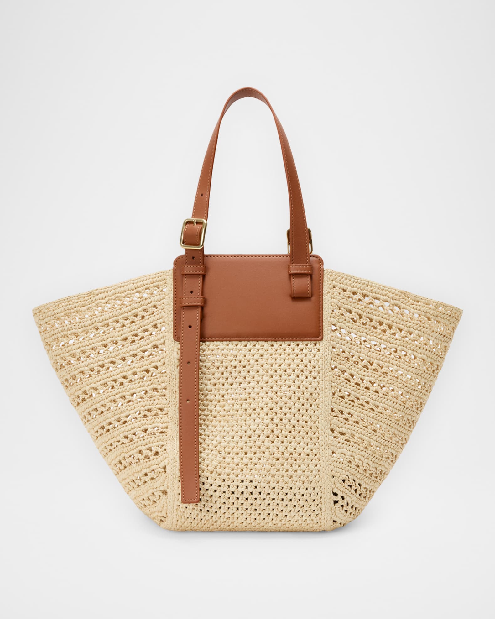 Loewe x Paula's Ibiza Medium Hammock Cabas Bag in Raffia and
