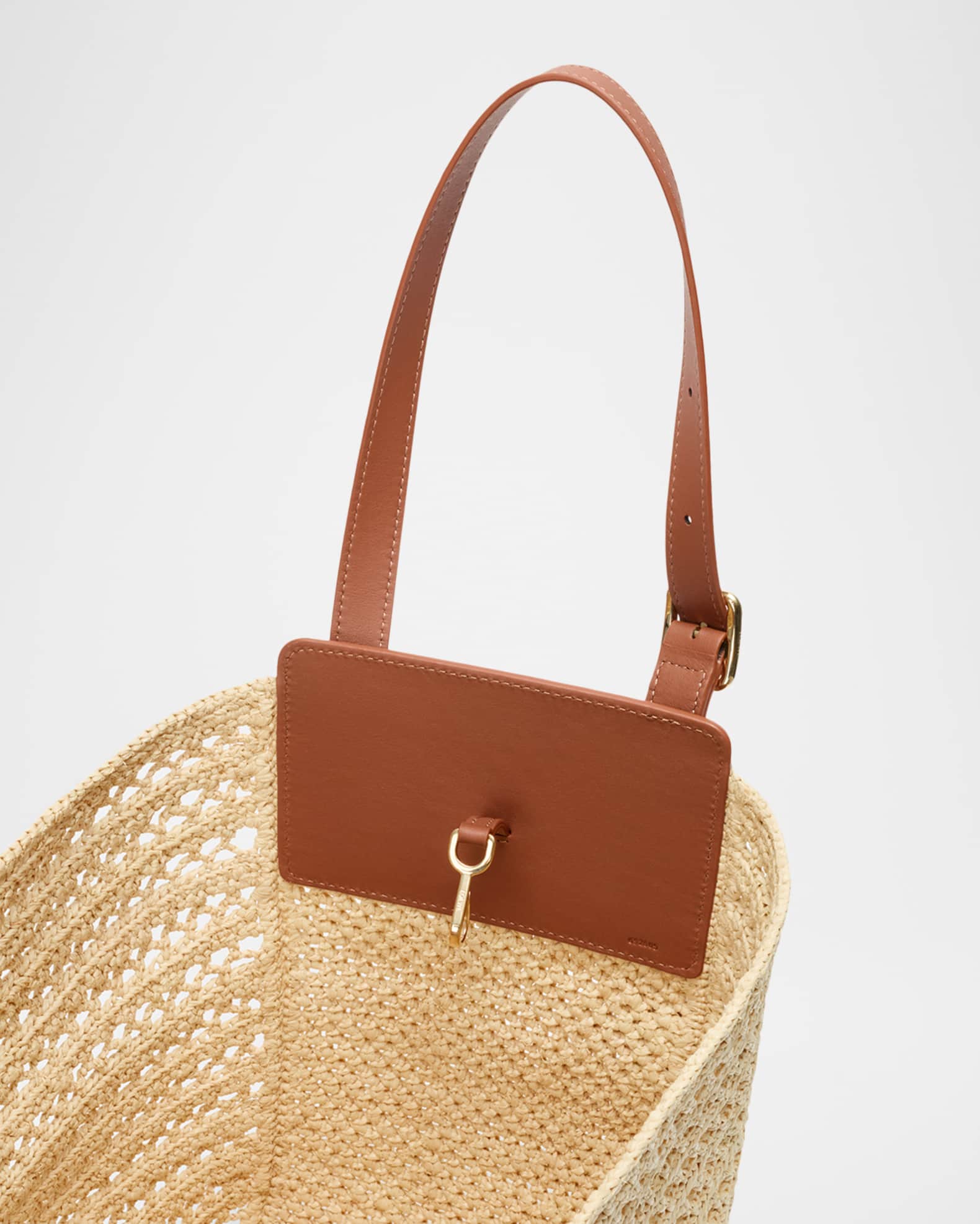 Loewe x Paula's Ibiza Medium Hammock Cabas Bag in Raffia and