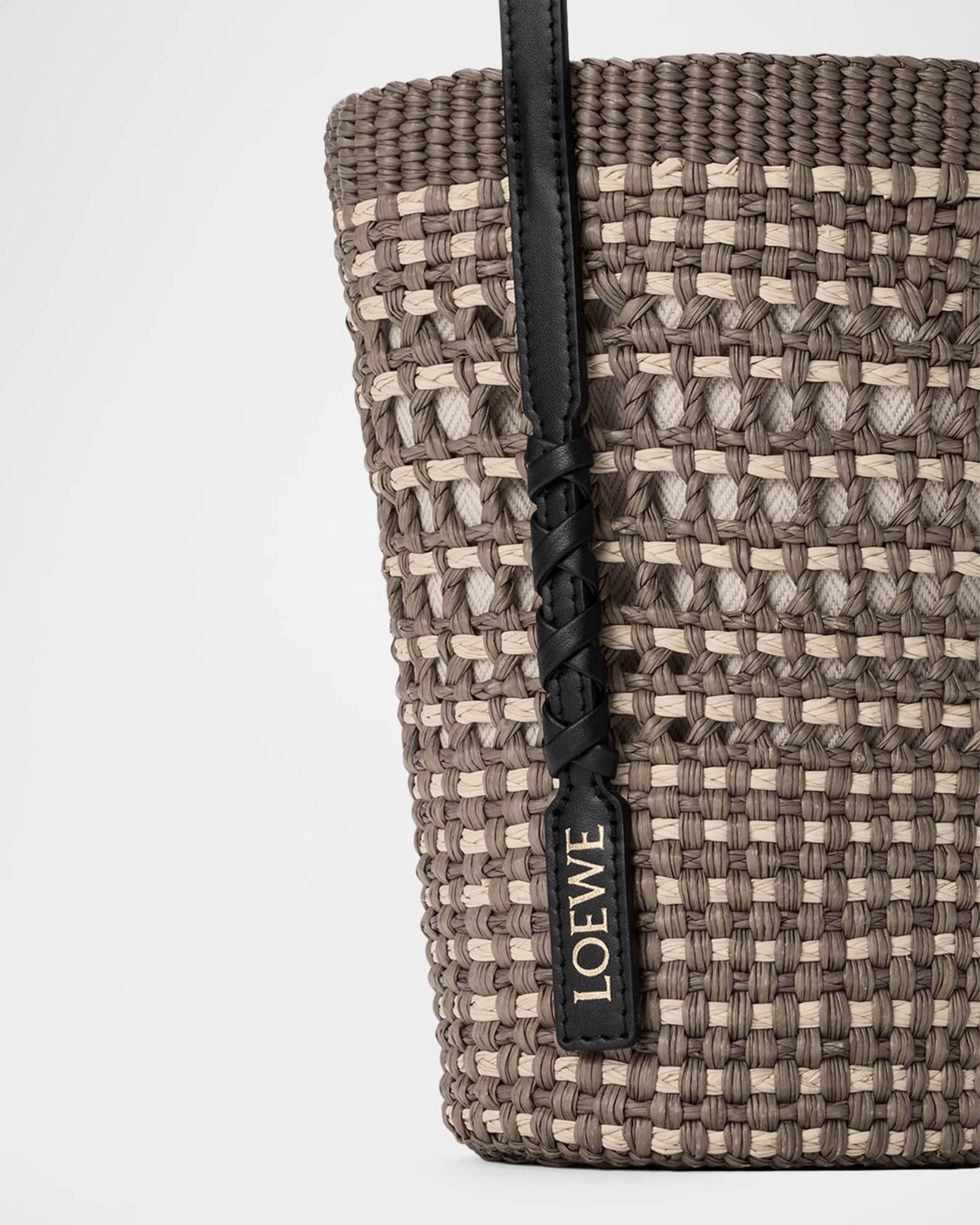 Loewe x Paula's Ibiza Braid Woven Palm Leaf Crossbody Bag | Neiman
