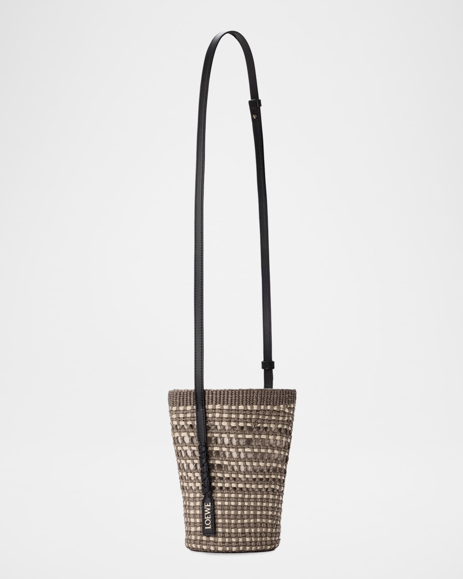 Loewe x Paula's Ibiza Braid Woven Palm Leaf Crossbody Bag | Neiman