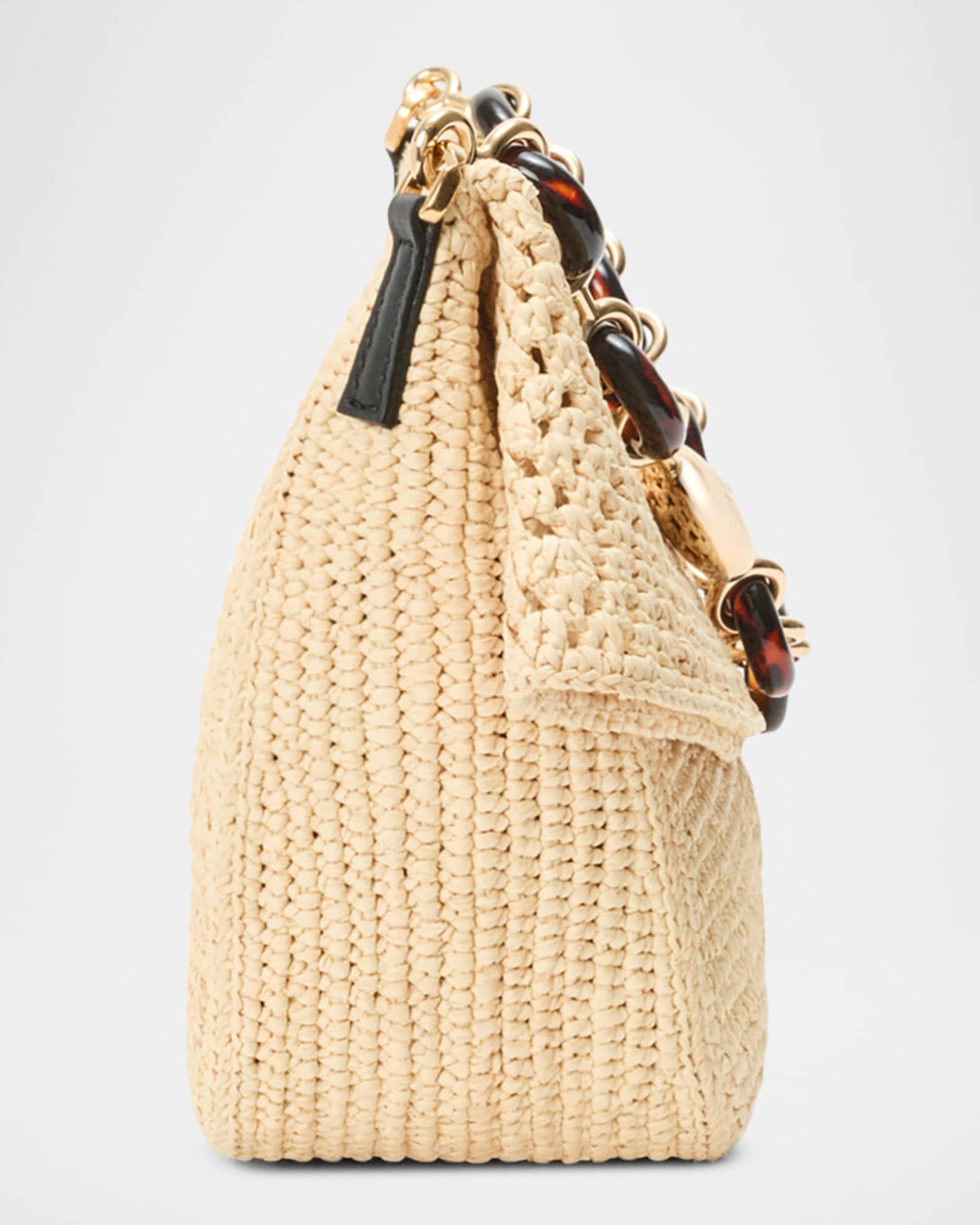 Loewe x Paula's Ibiza Ola Medium Bag in Raffia | Neiman Marcus