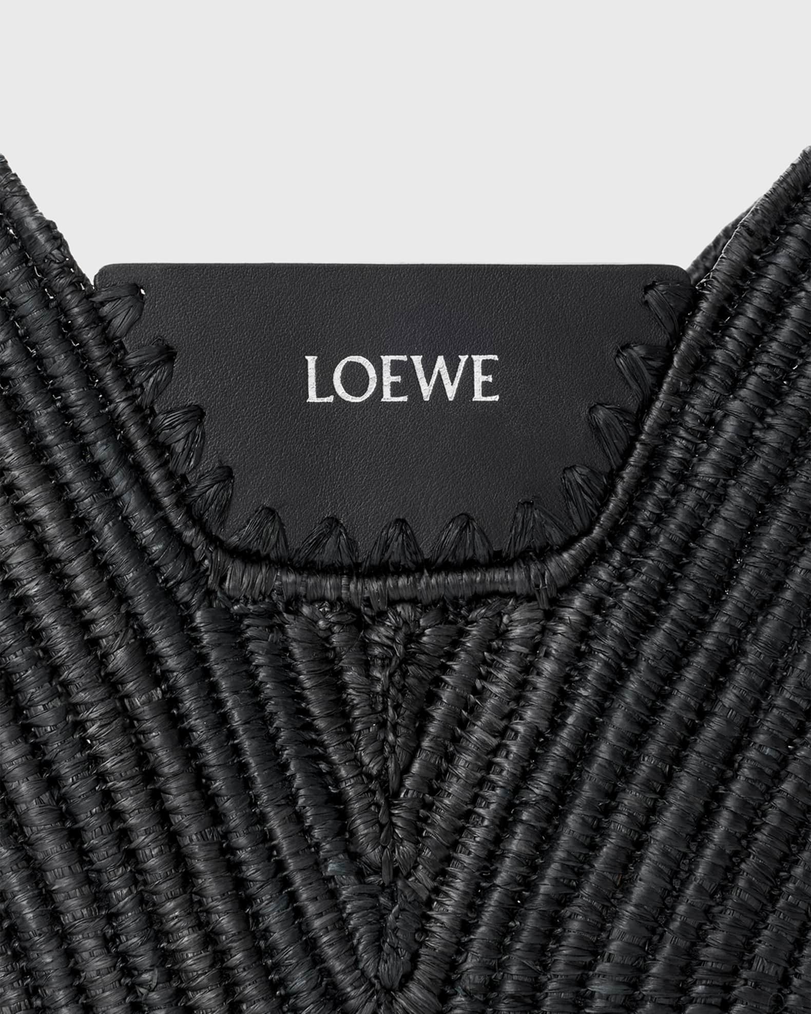 Loewe x Paula's Ibiza Swing Raffia Shoulder Bag | Neiman Marcus
