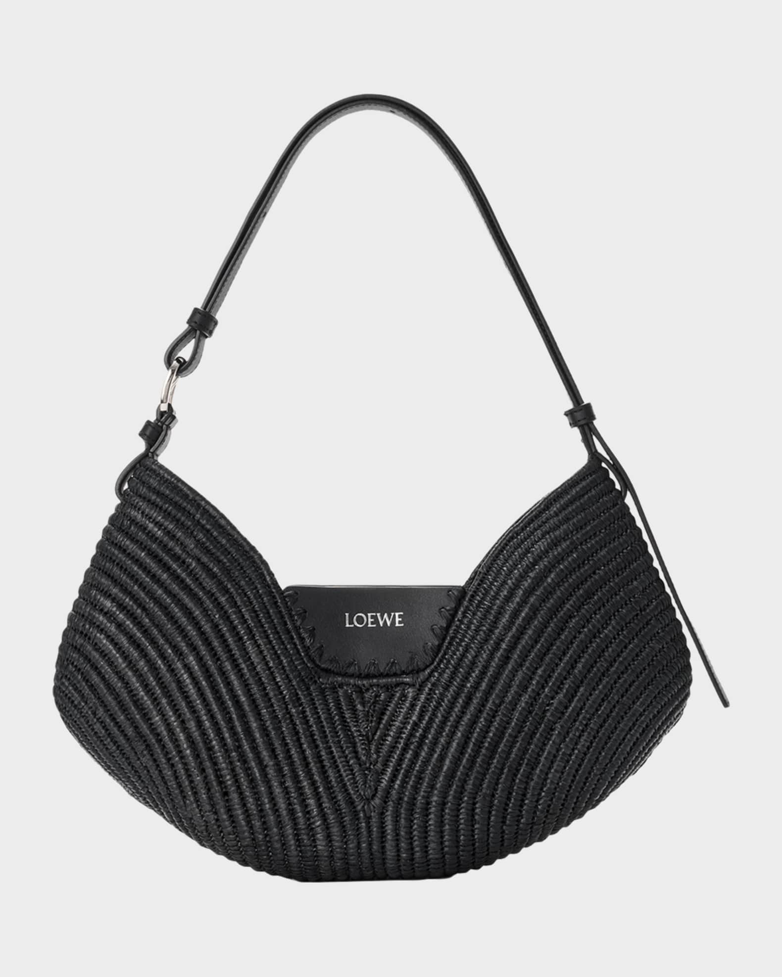 Loewe x Paula's Ibiza Swing Raffia Shoulder Bag | Neiman Marcus