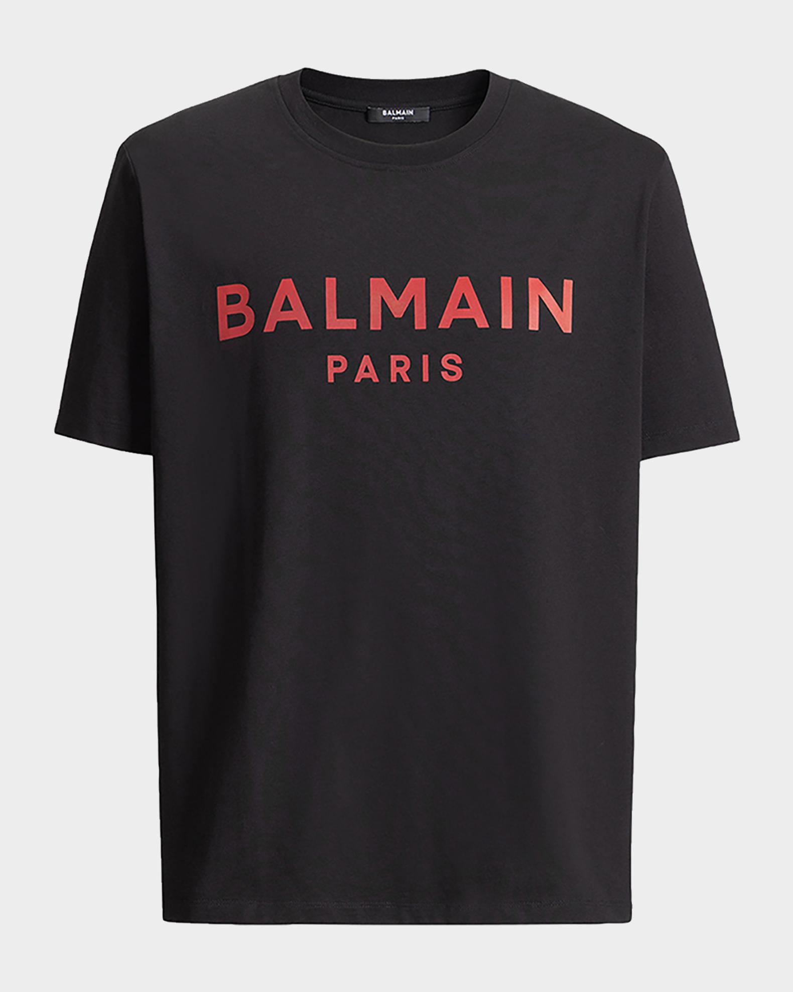 Balmain Men's Balmain Paris Cotton T-Shirt | Neiman Marcus