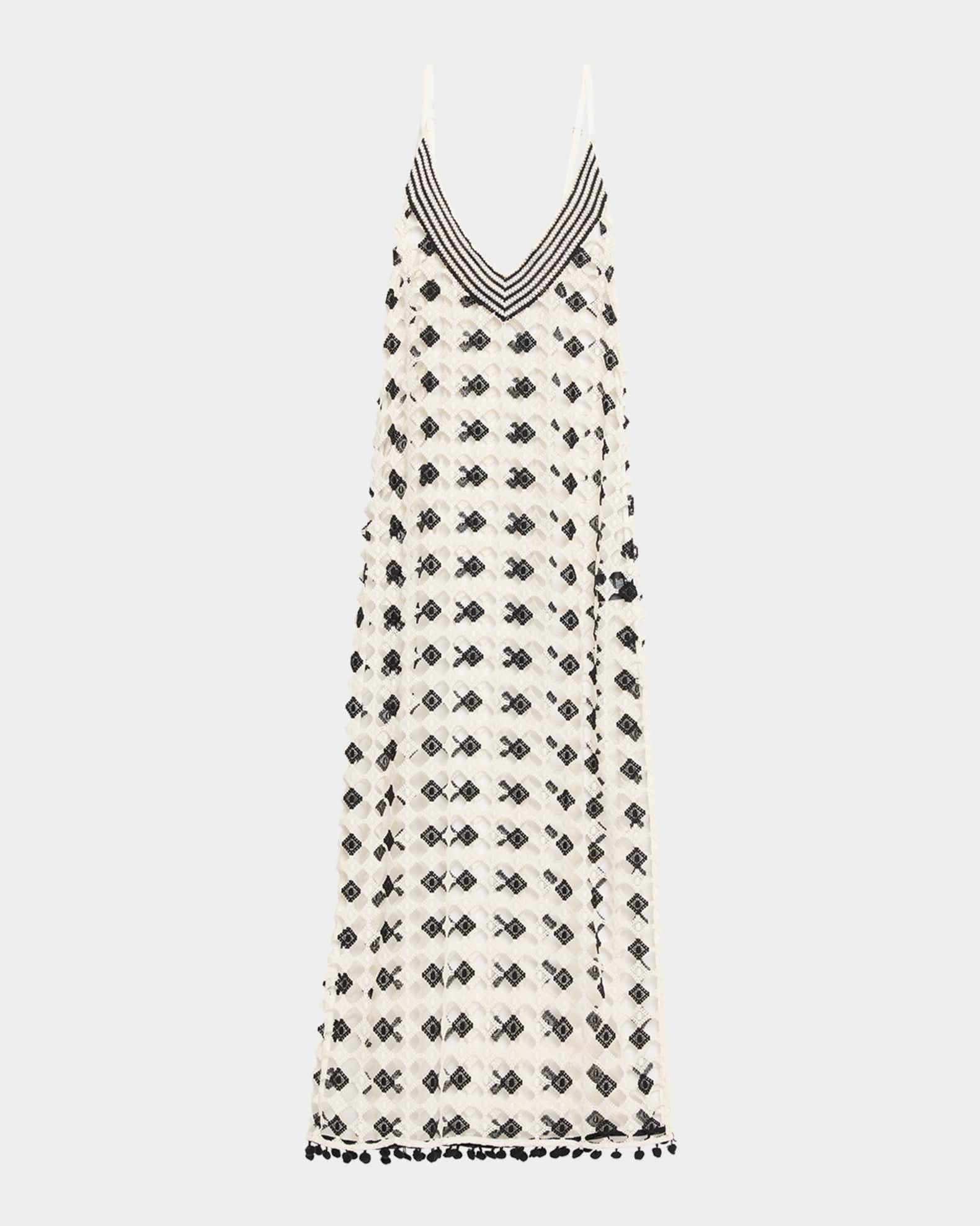 Ramy Brook Cleo Patterned Sheer Cover-Up Maxi-Dress | Neiman Marcus