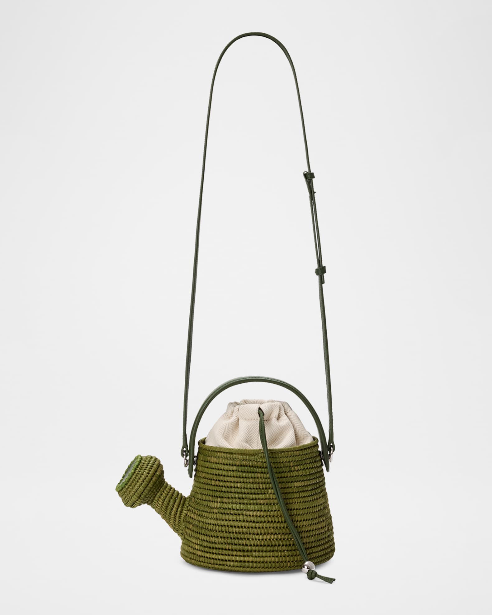 Loewe x Paula's Ibiza Raffia Watering Can Crossbody Bag | Neiman