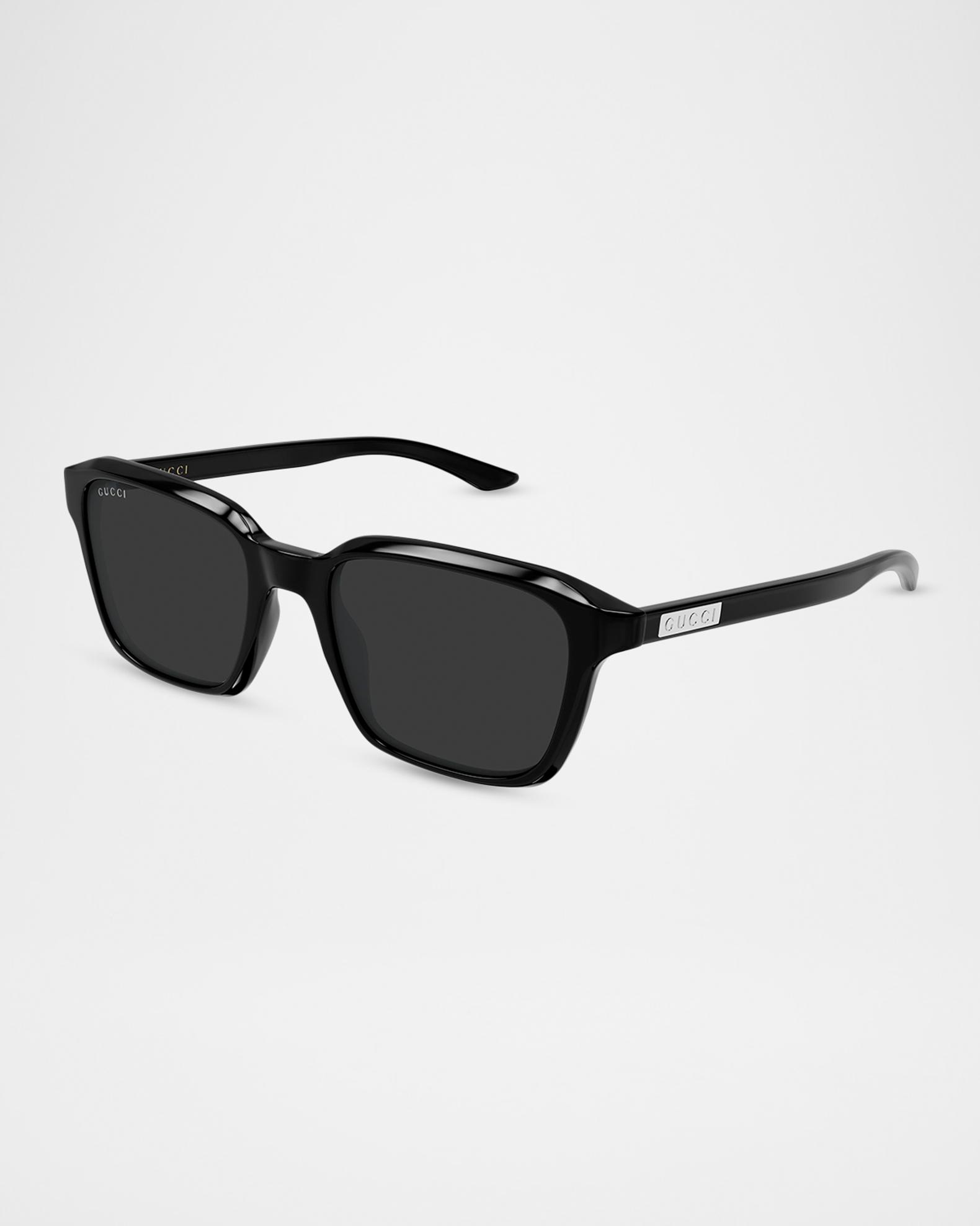 Gucci Men's GG2078S Gucci Flag Square Recycled Acetate Sunglasses